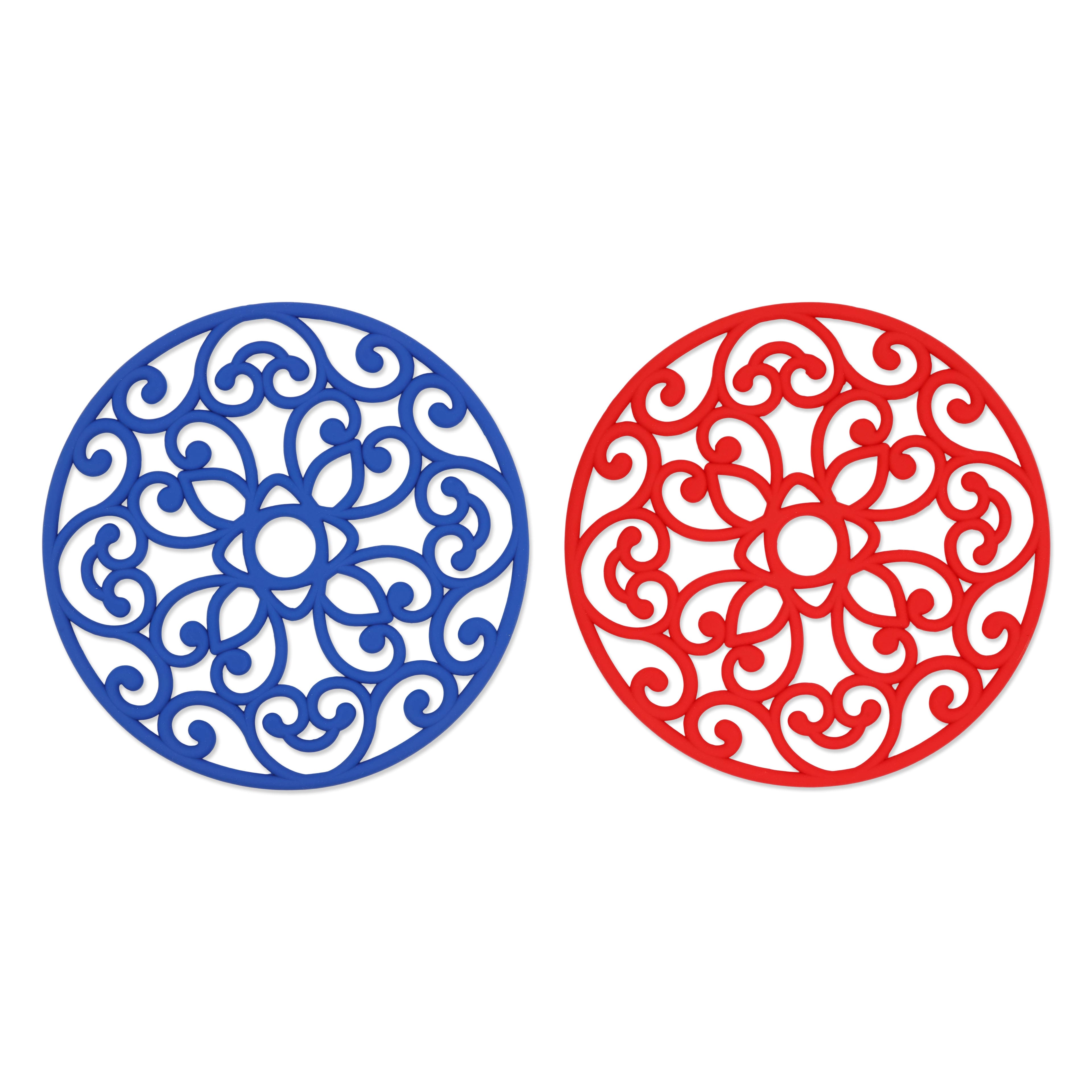 Assorted 8&#x22; Silicone Trivet, 1pc. by Fab Finds