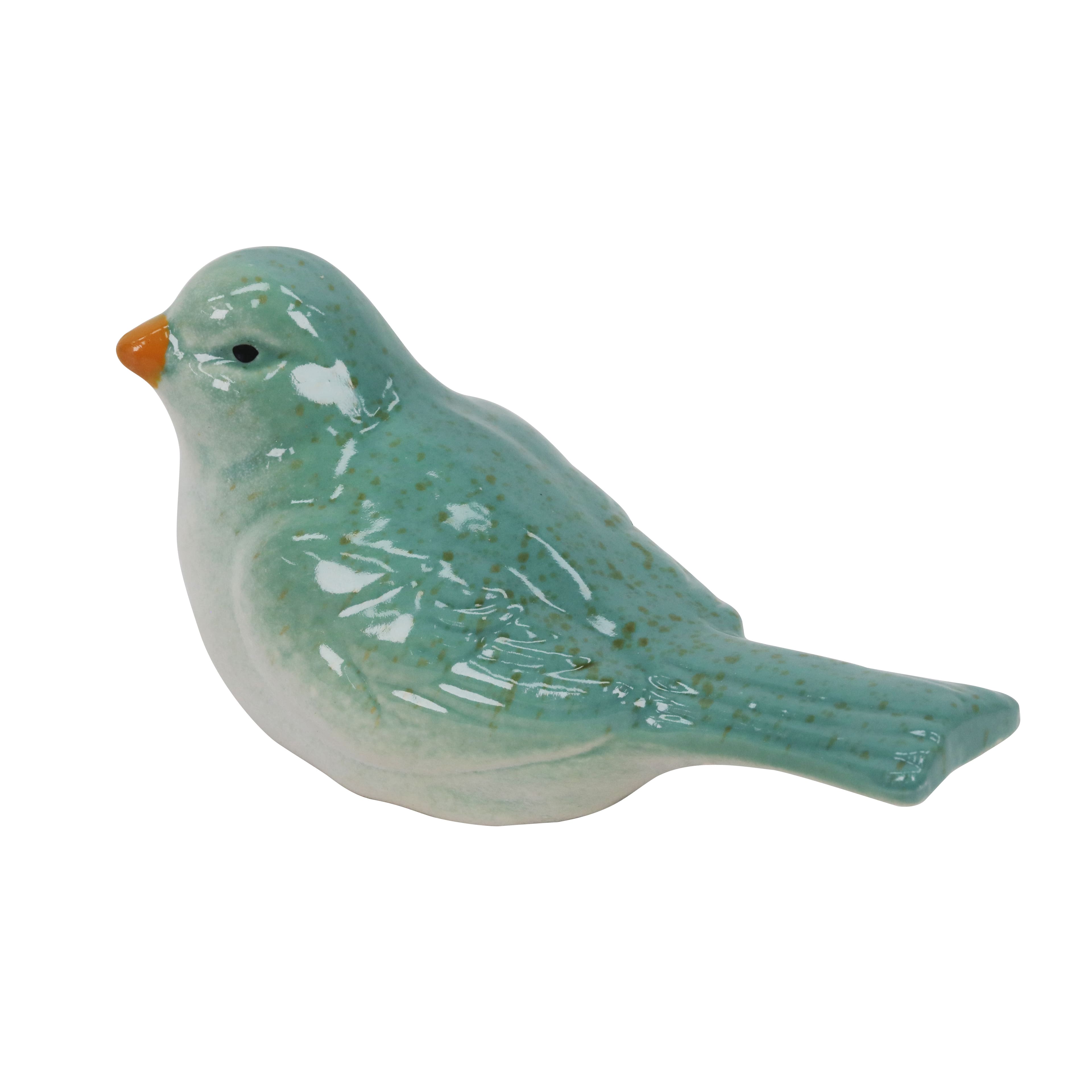 6" Blue Stoneware Bird Tabletop Décor by Ashland