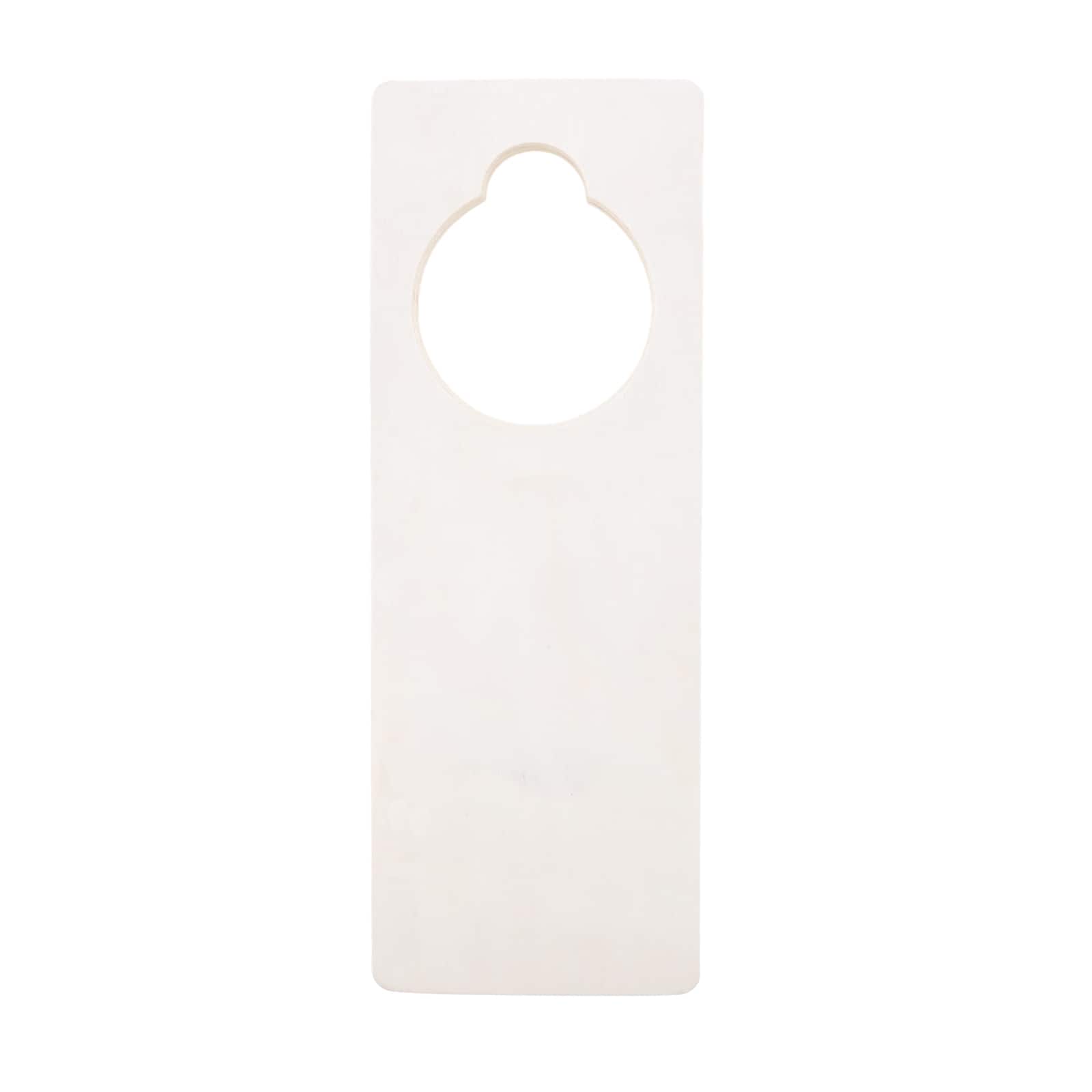 Door Hangers Wood by Creatology™, 6ct.