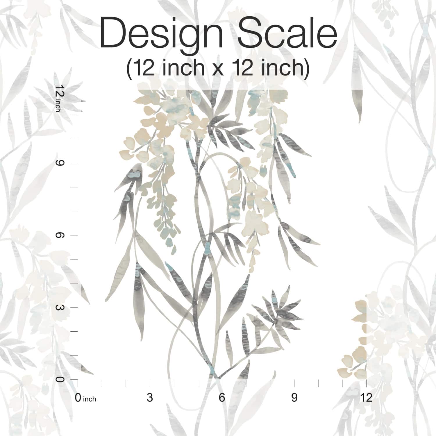 RoomMates Nouveaux Wisteria Peel & Stick Wallpaper