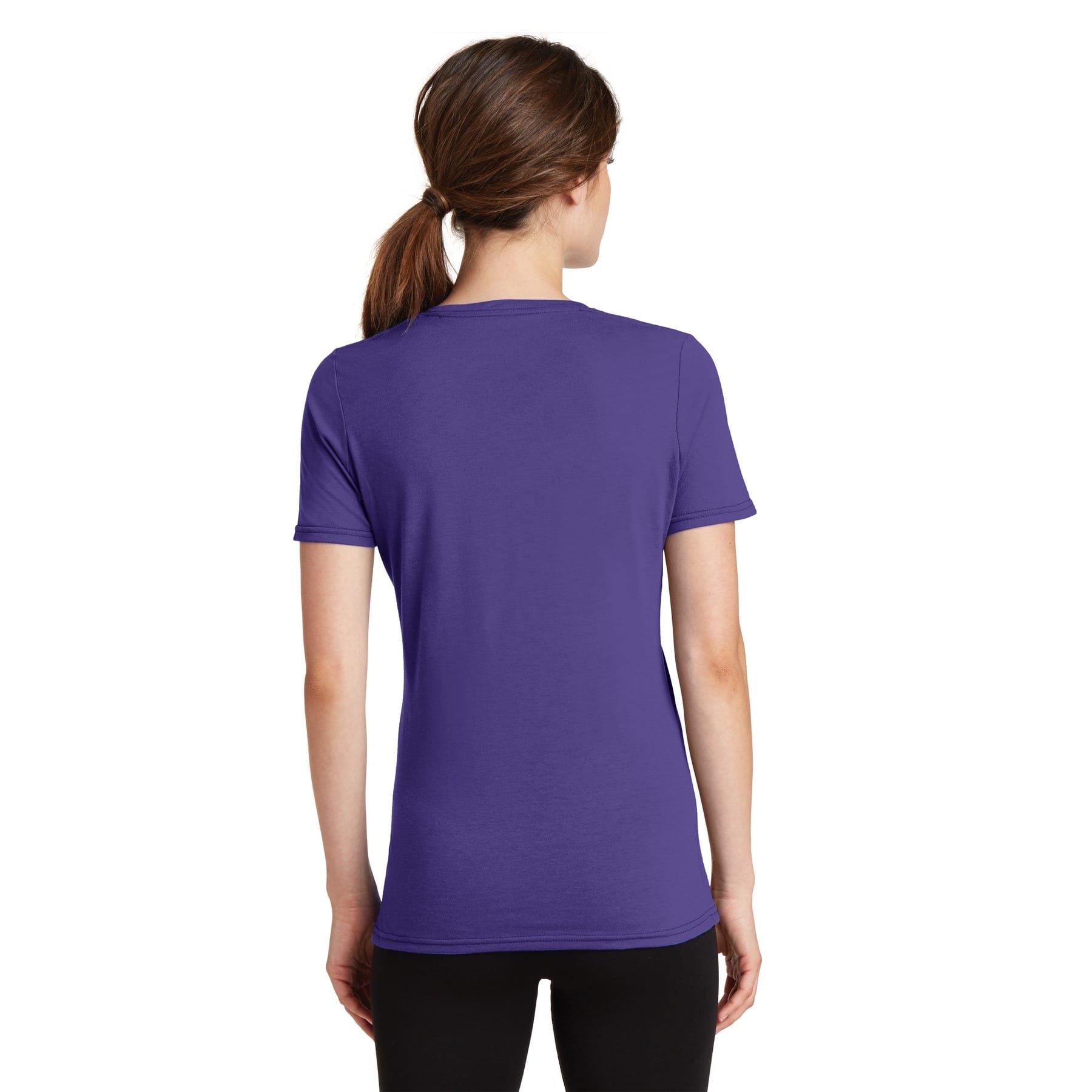 Port & Company® Colors Ladies Performance Blend V-Neck T-Shirt