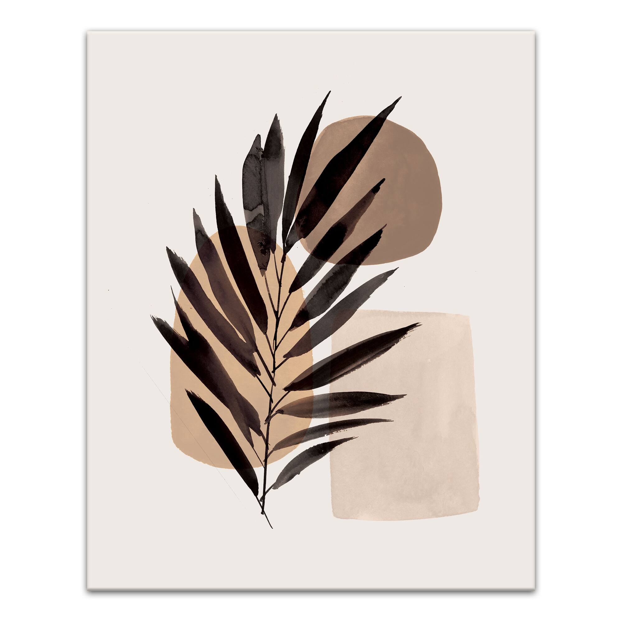 Boho Tropical Branch 16" x 20" Canvas Wall Art