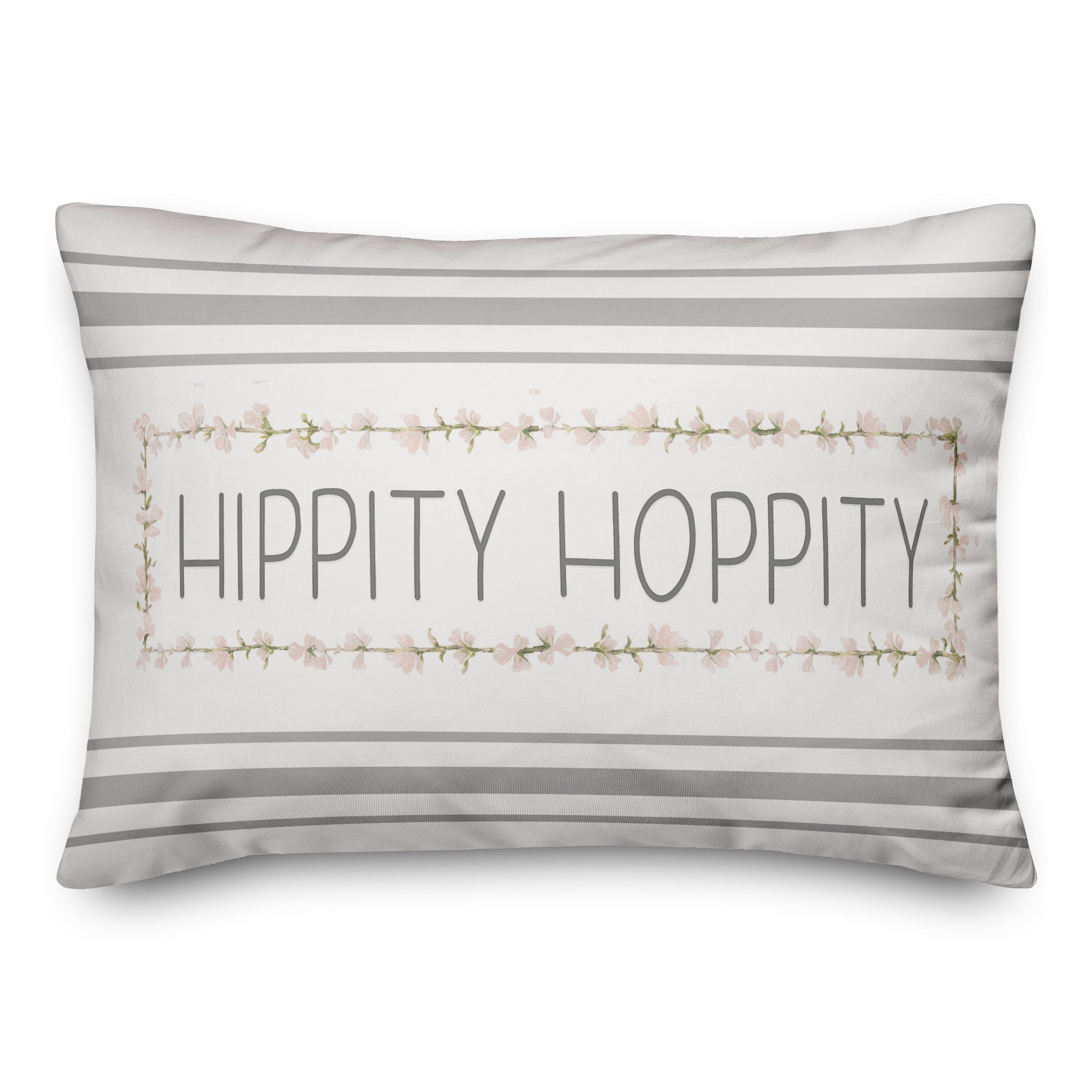 Hippity Hoppity Pillow 14" x 20" Throw Pillow