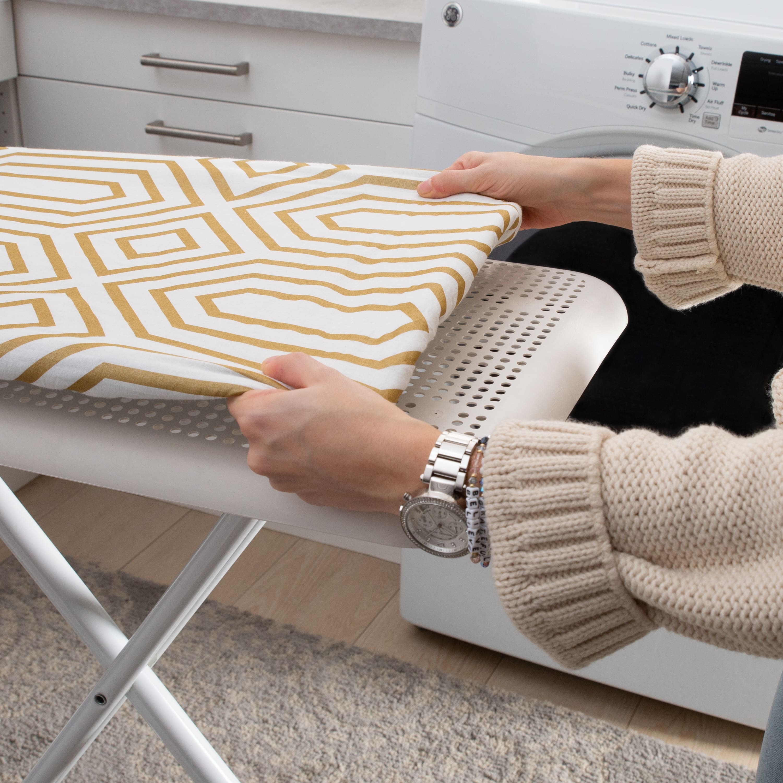 Simplify Gold Scorch Resistant Ironing Board Cover &#x26; Pad