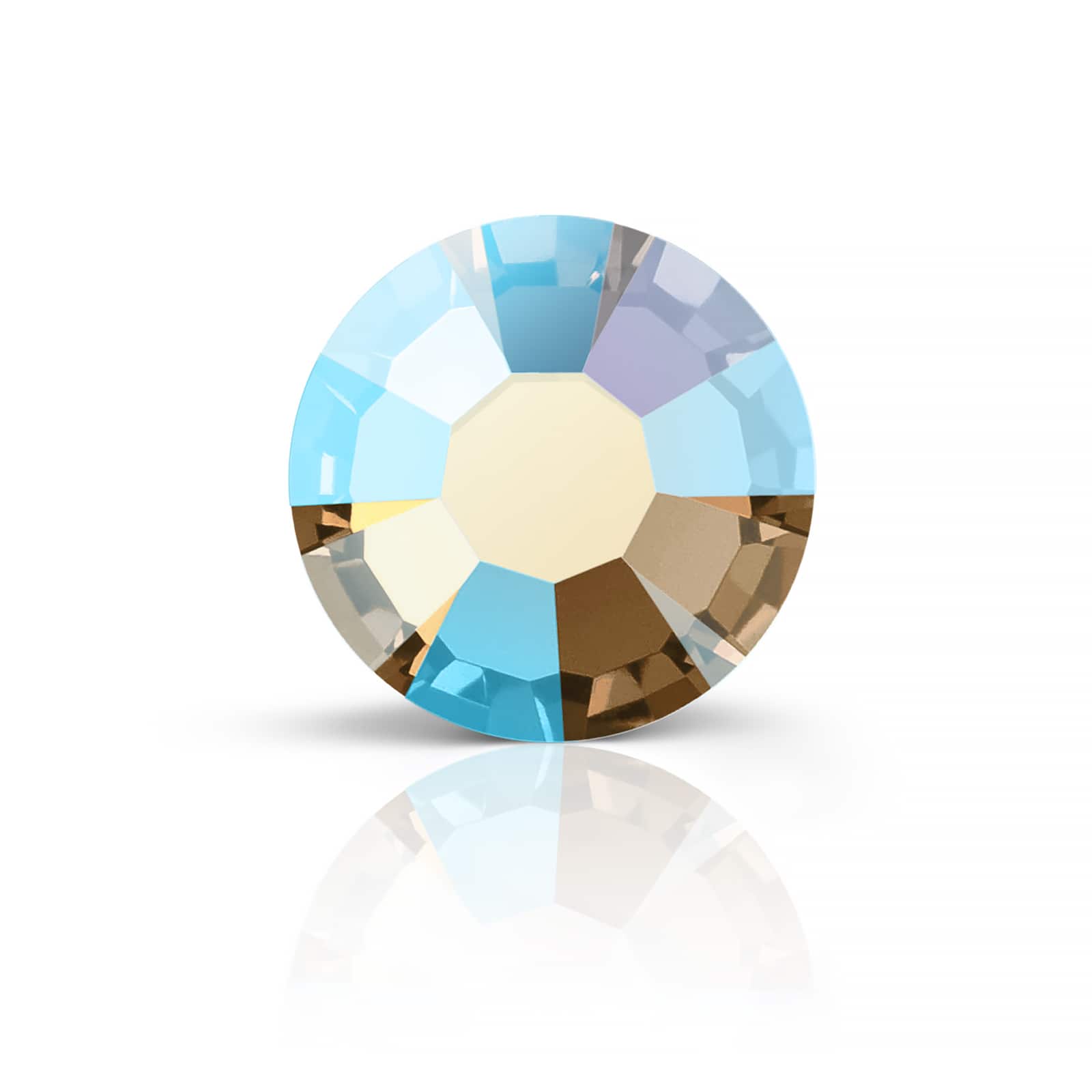 Preciosa MAXIMA SS20 Aurora Borealis Flatback Czech Crystals, 144ct.