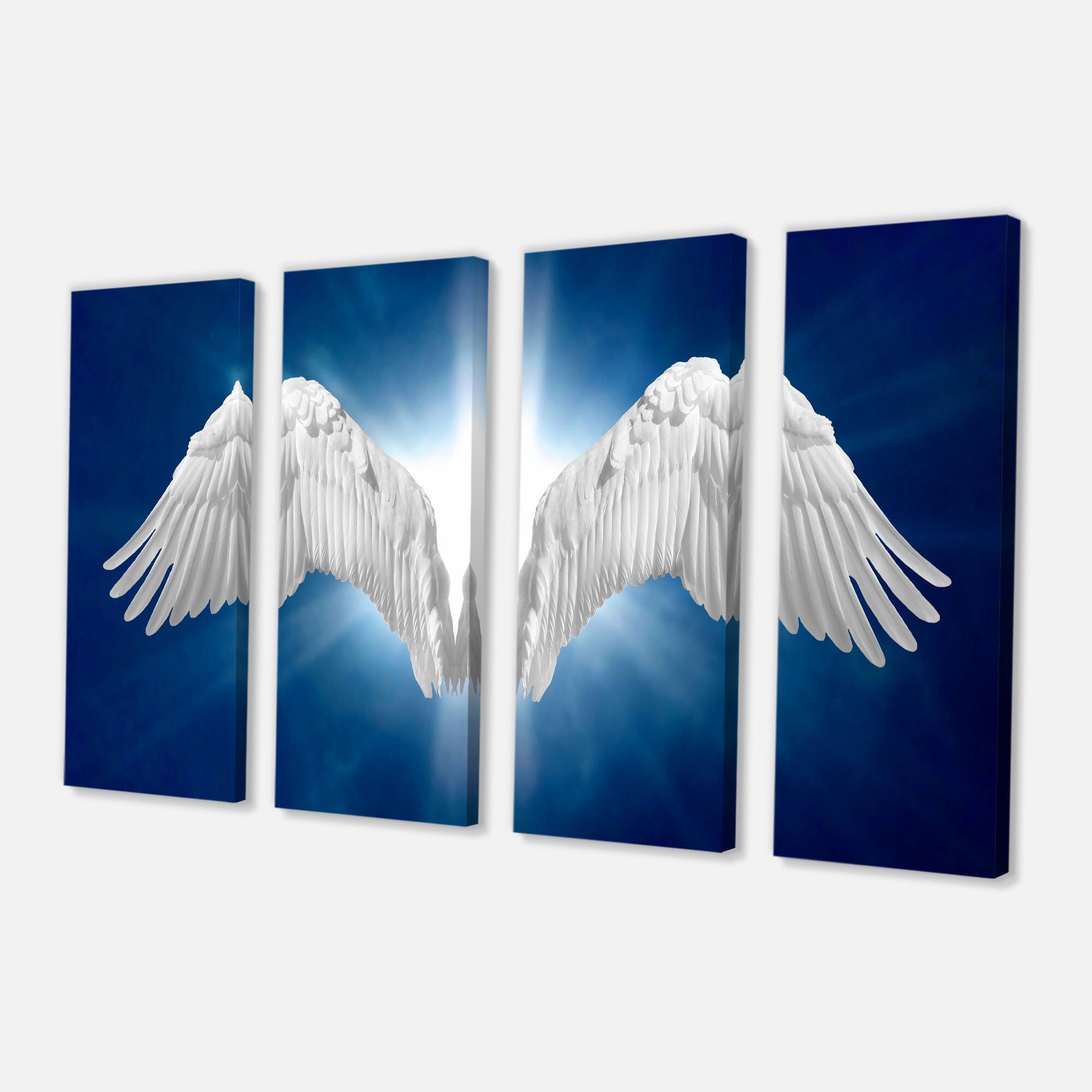 Designart - Angel Wings on Background