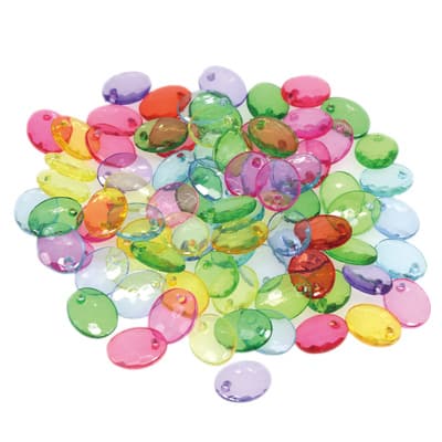 CRE LARGE FACETED BEADS MIX