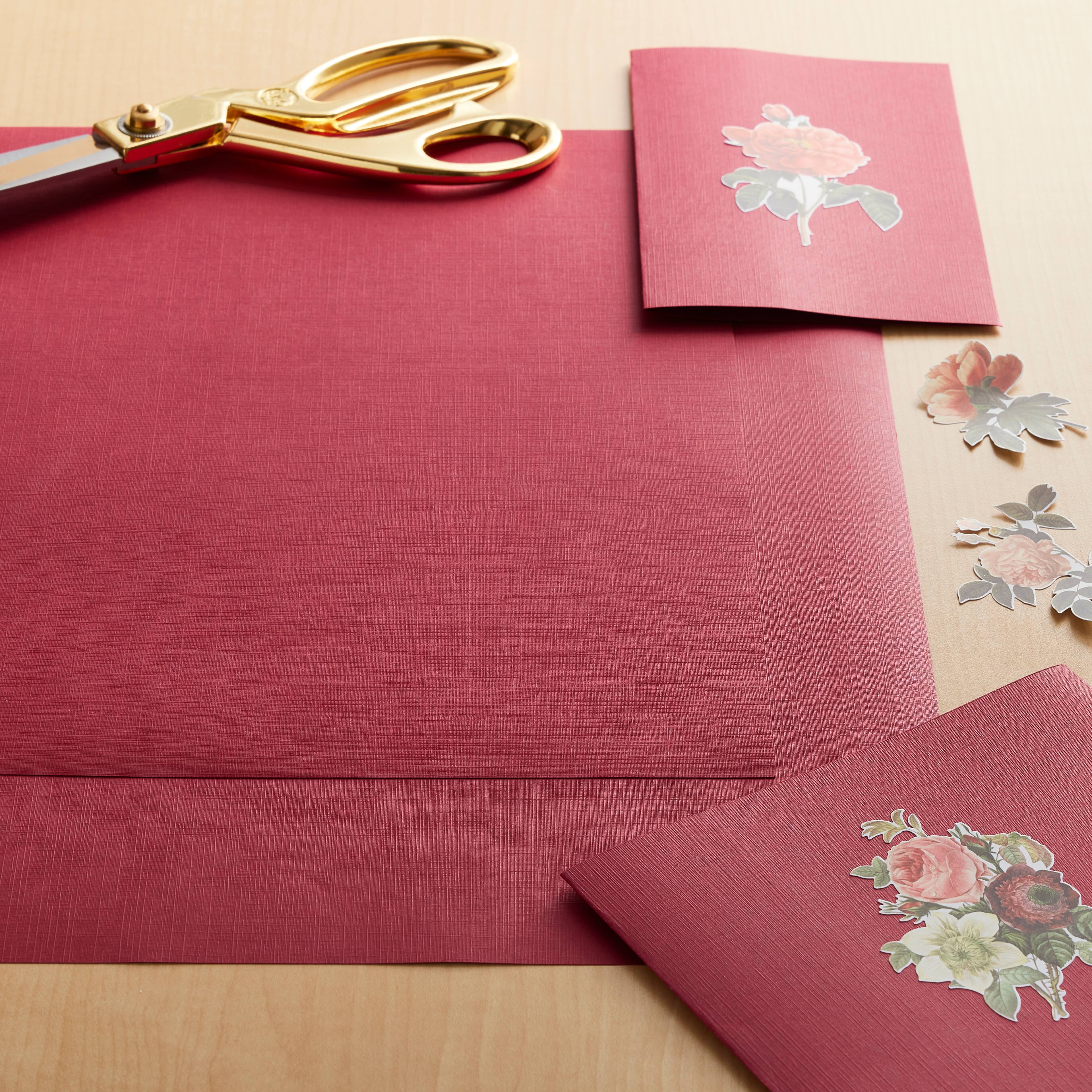 48 Pack: Linen Paper by Recollections™, 12" x 12"