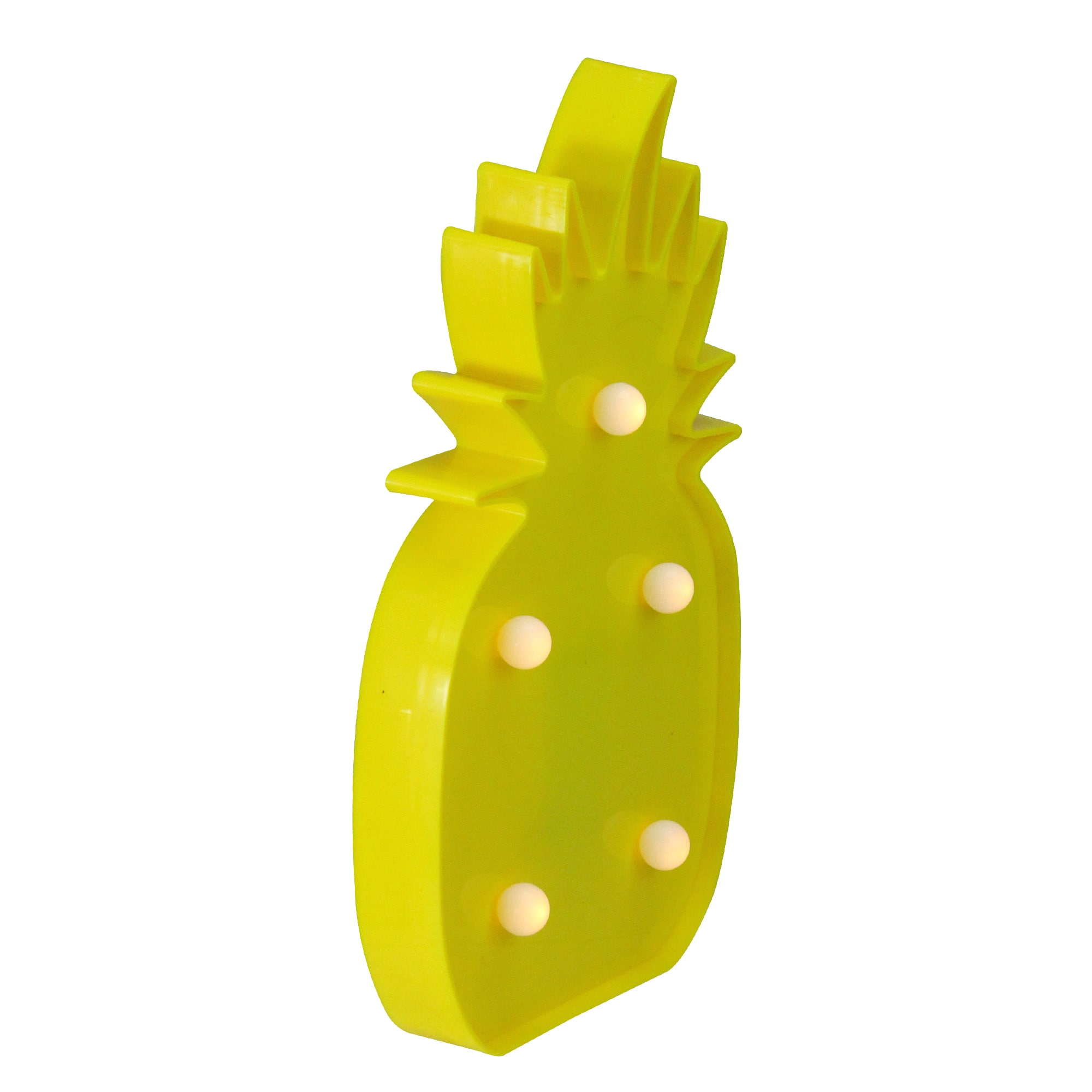 9.75&#x22; Yellow Pineapple LED Marquee Wall D&#xE9;cor