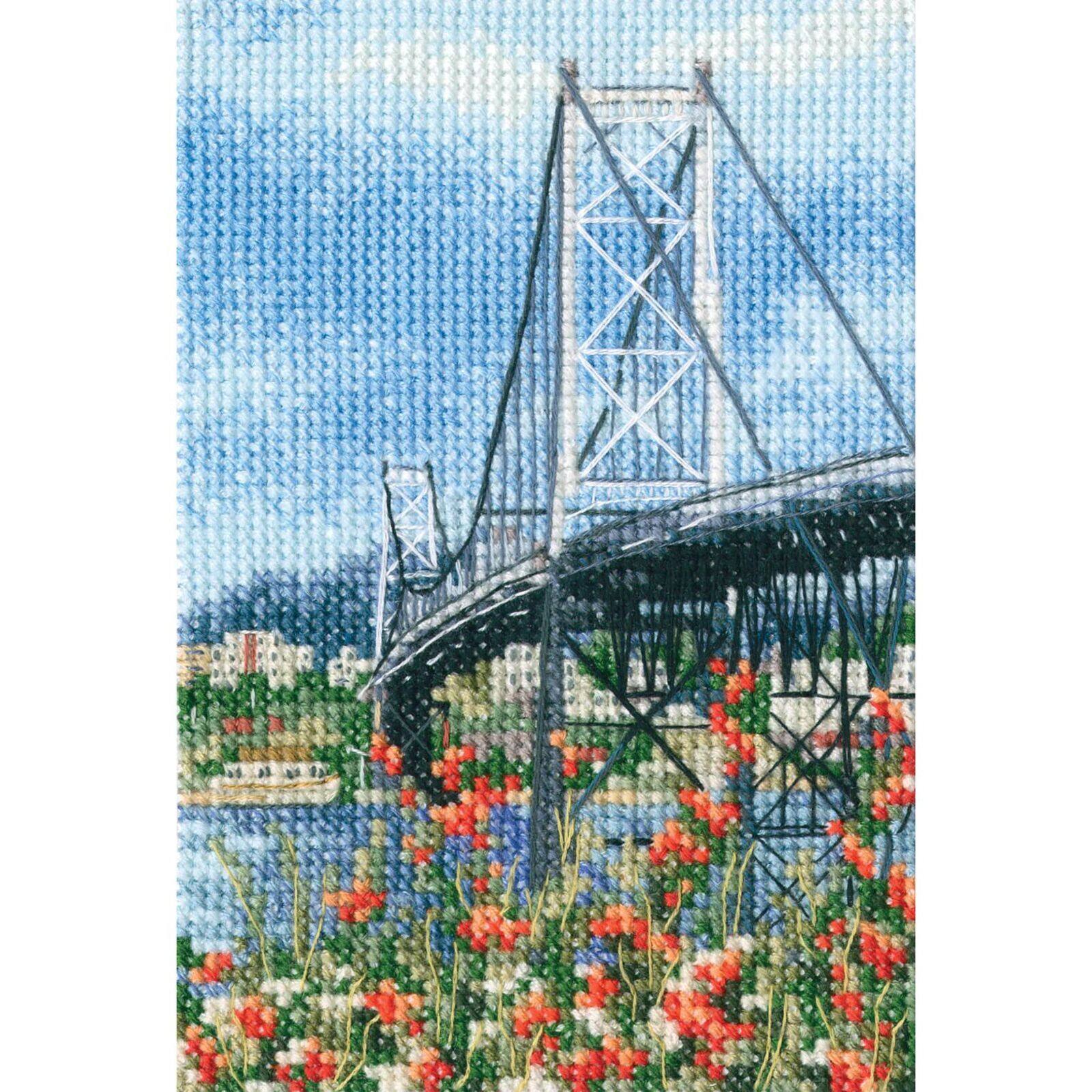 RTO Suspension Bridge Hercilio Luz Cross Stitch Kit