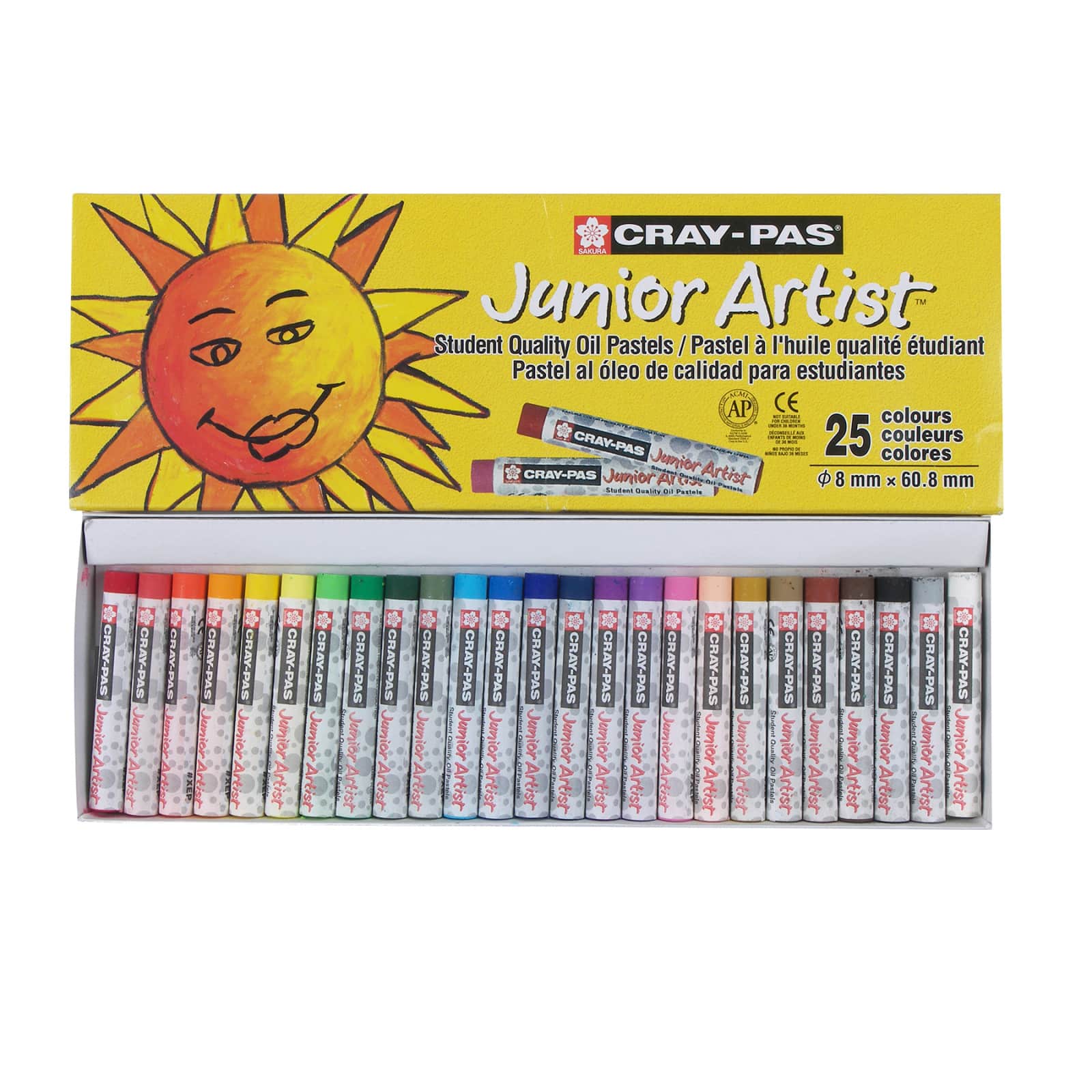 Cray-Pas® Junior Artist 25 Color Oil Pastel Set