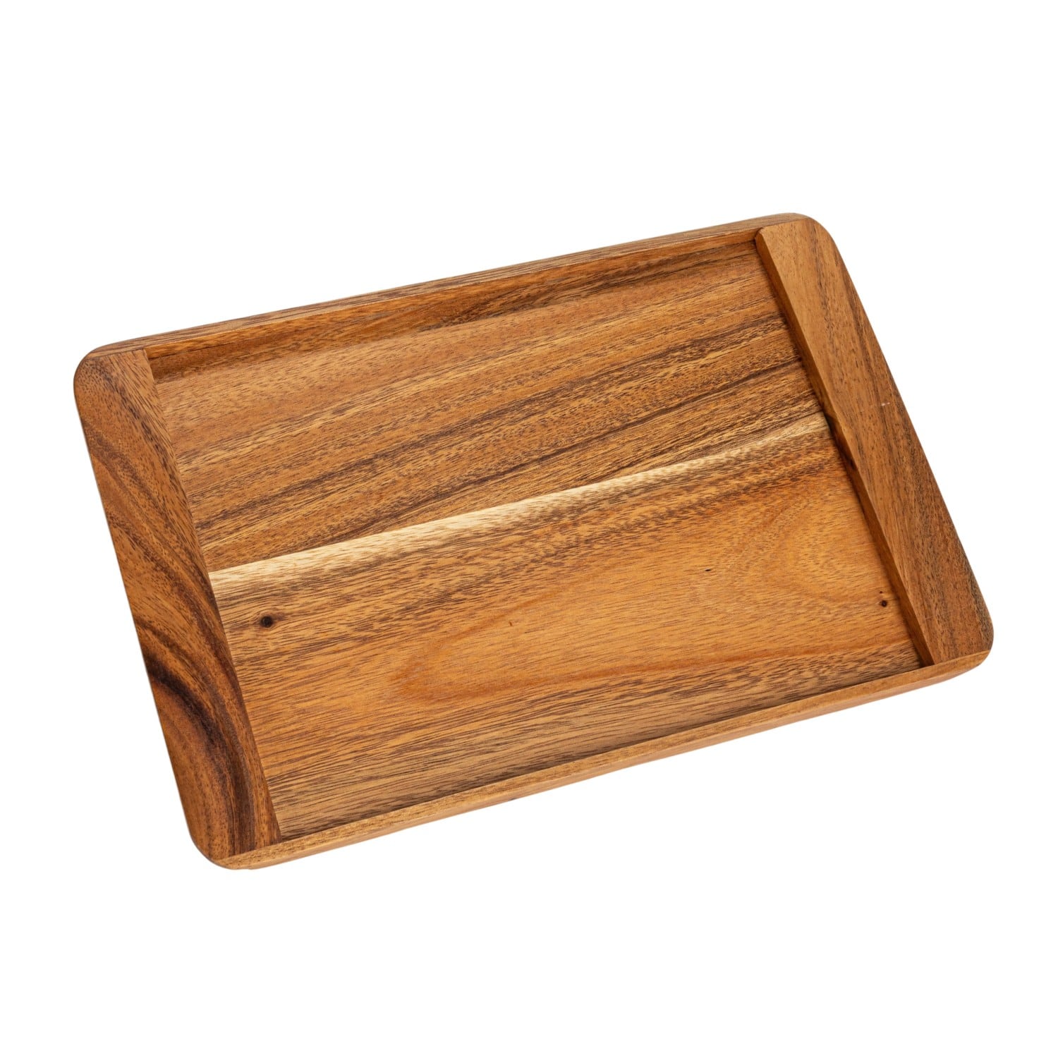 14.5&#x22; Wide Natural Suar Wood Serving Platter &#x26; Tray