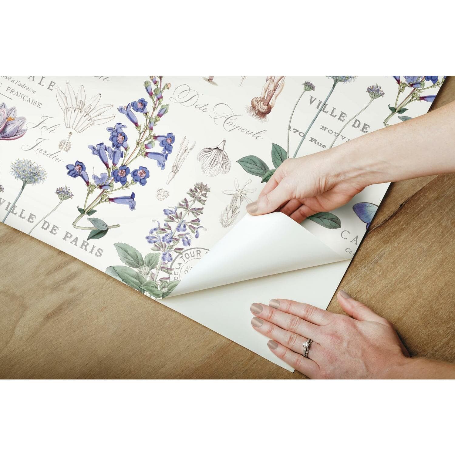 RoomMates Butterfly Botanical Peel &#x26; Stick Wallpaper