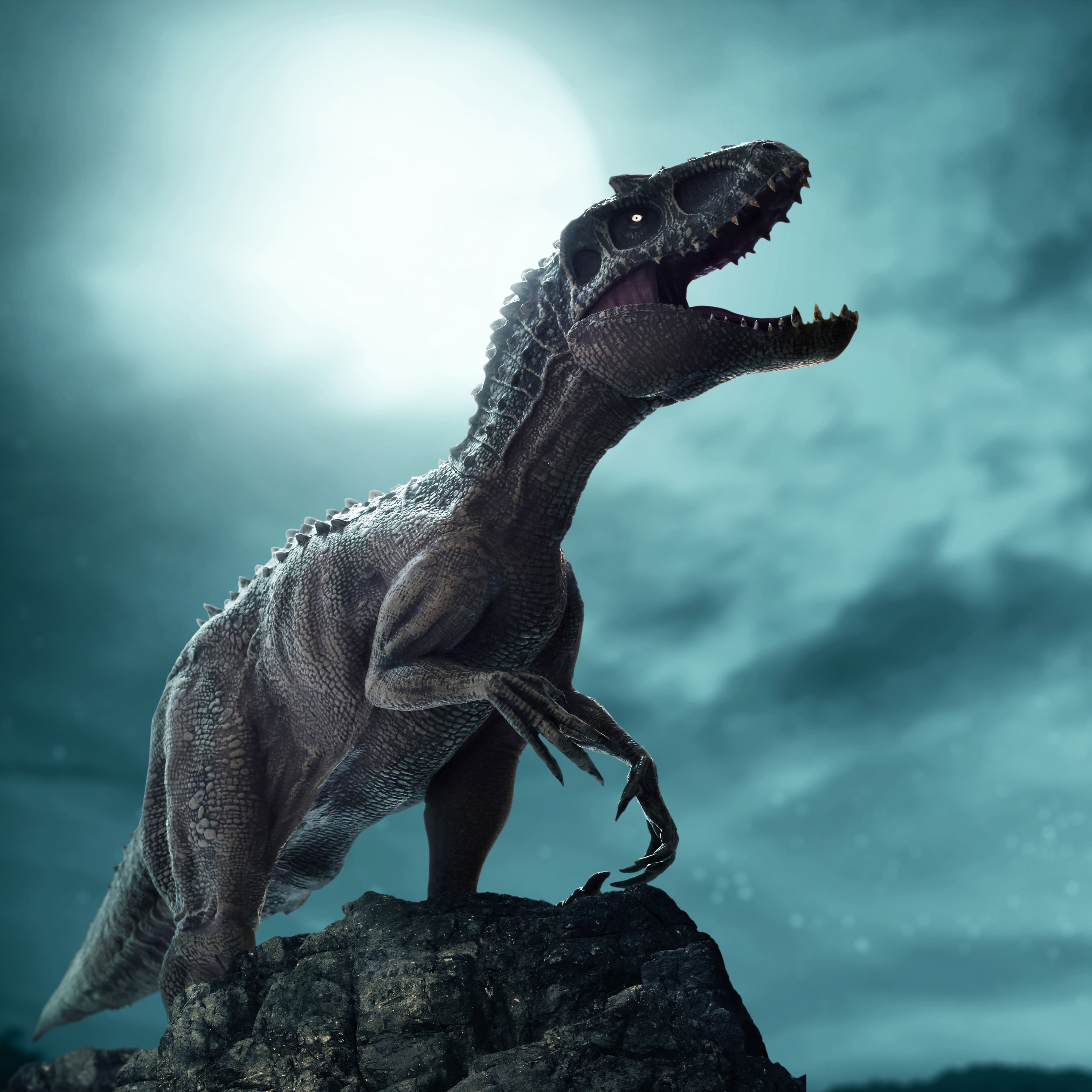 Sparkly Selections Deltadromeus on the Hunt 40cm x 50cm Diamond Painting Kit, Round Diamonds