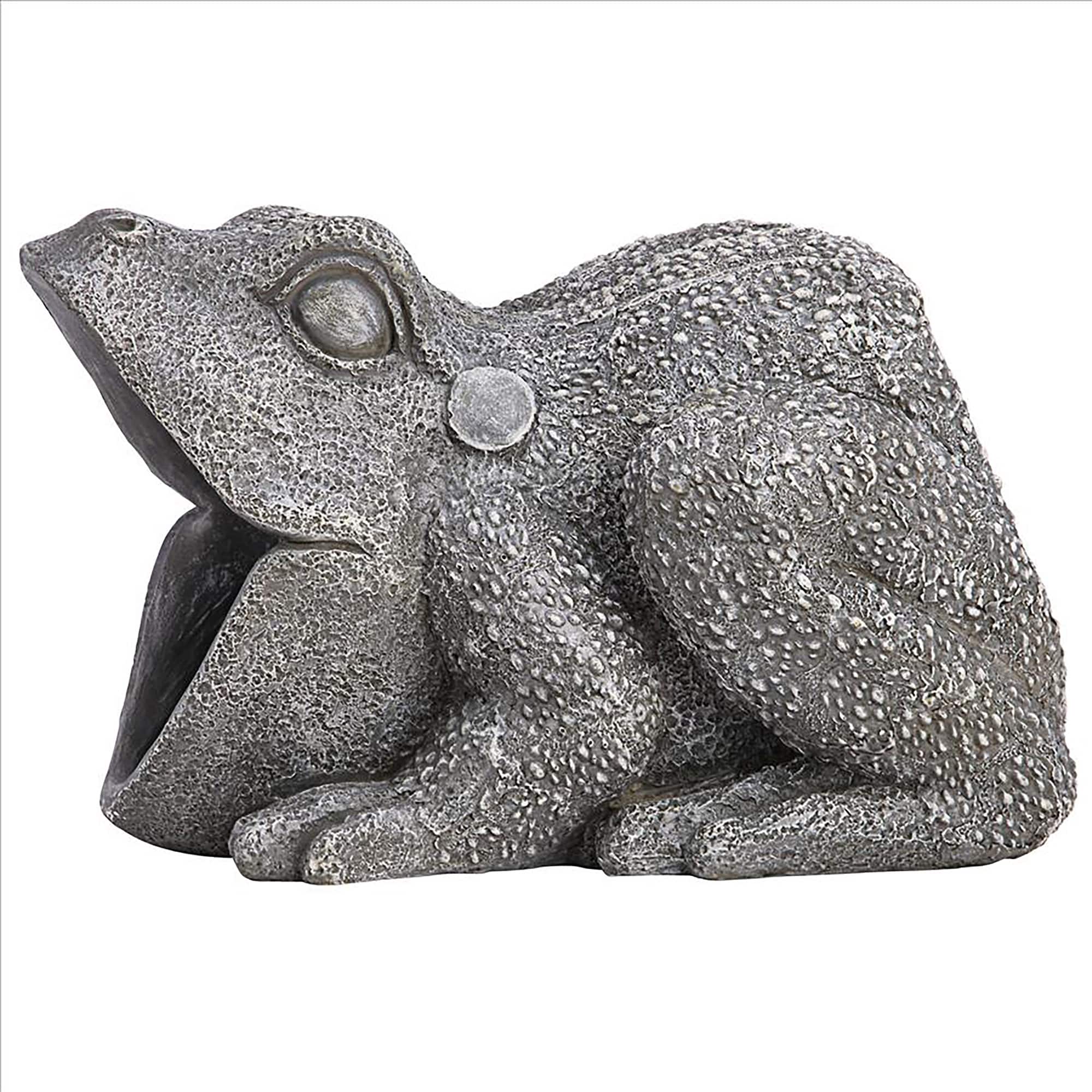 Design Toscano 9.5&#x22; Frog Gutter Guardian Downspout Statue