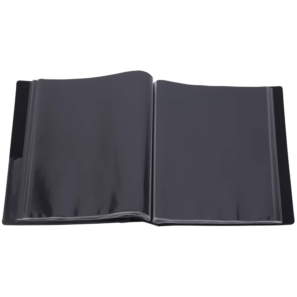 JAM Paper Black Letter Size Display Book with 48 Pages