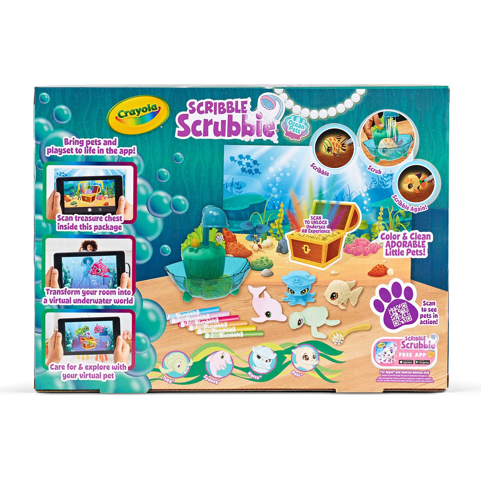 Crayola® Scribble Scrubbie Ocean Pets Glow Lagoon