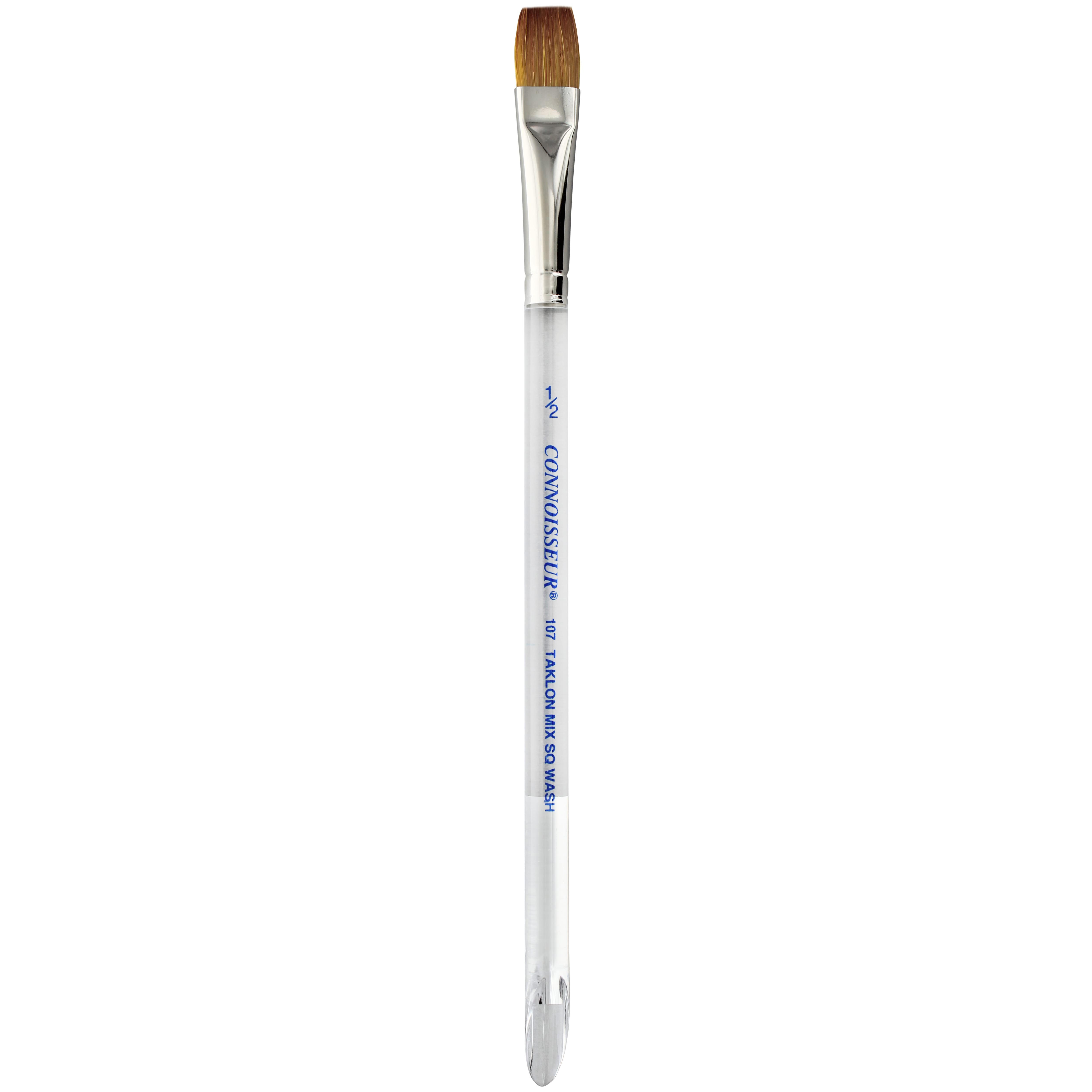 Connoisseur® Gold Taklon Short Handle Watercolor Flat Brush Paint | 0.5 in | Michaels®