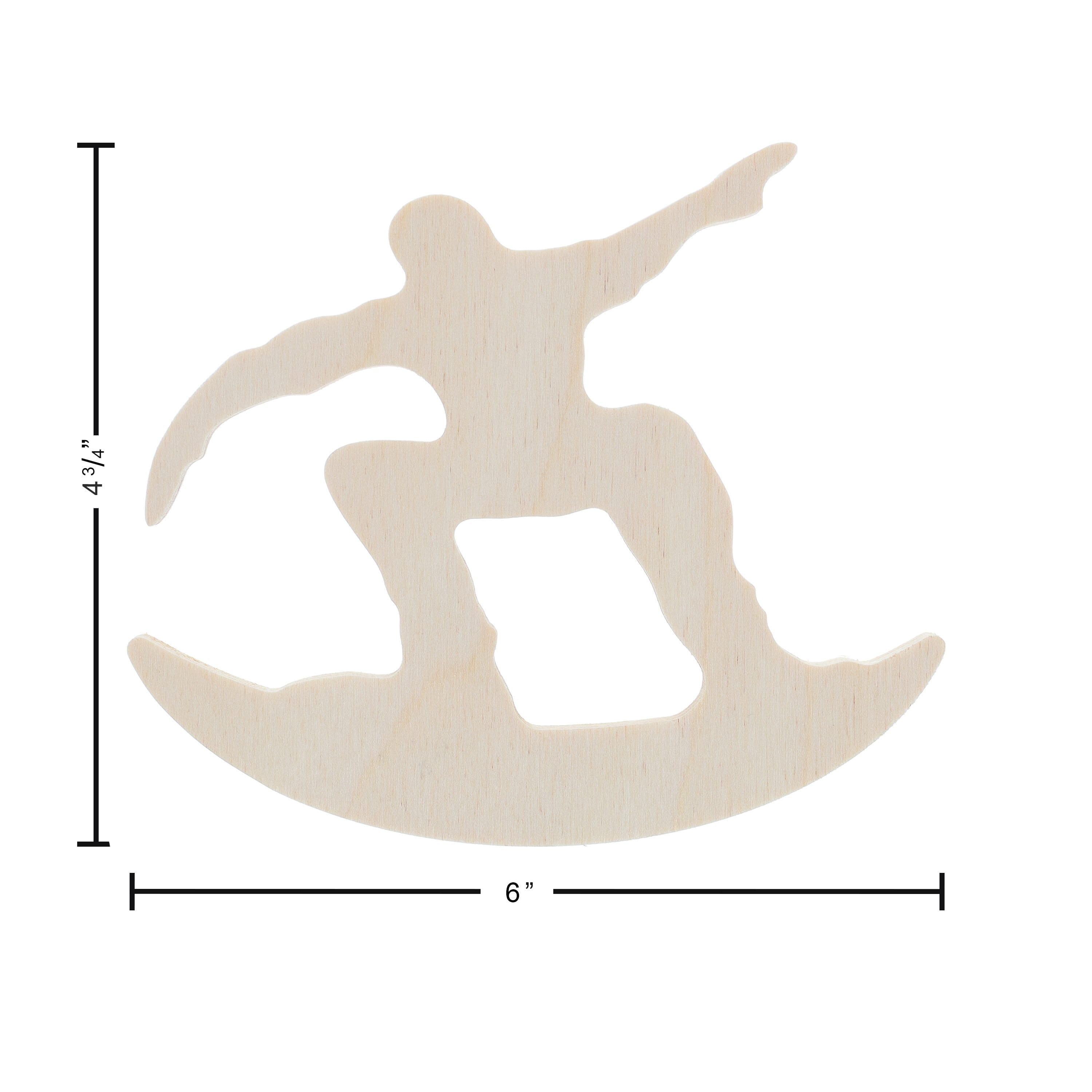 Leisure Arts® 6" Rocking Skater Wood Shape