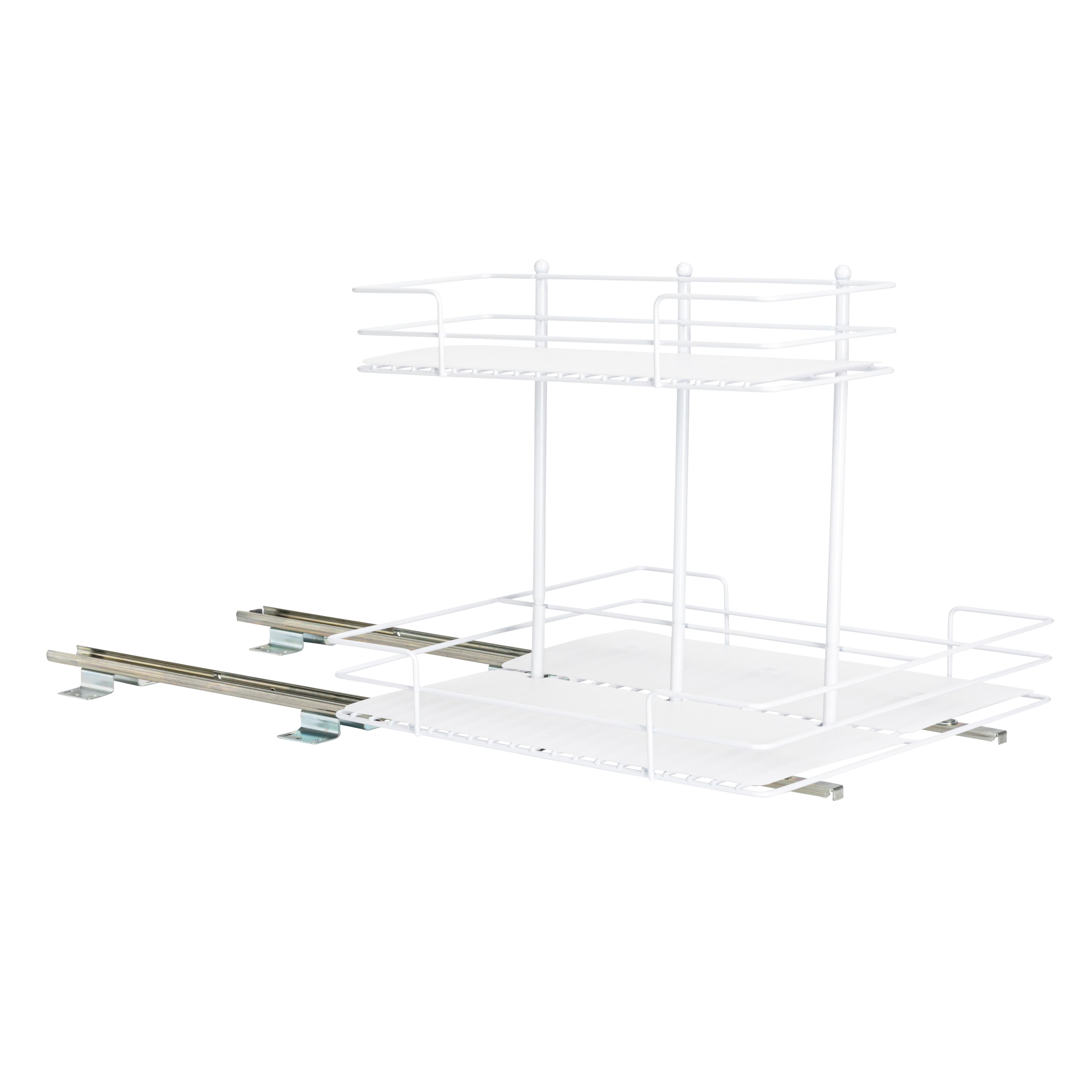 Household Essentials Glidez Double-Sided 2-Tier Organizer