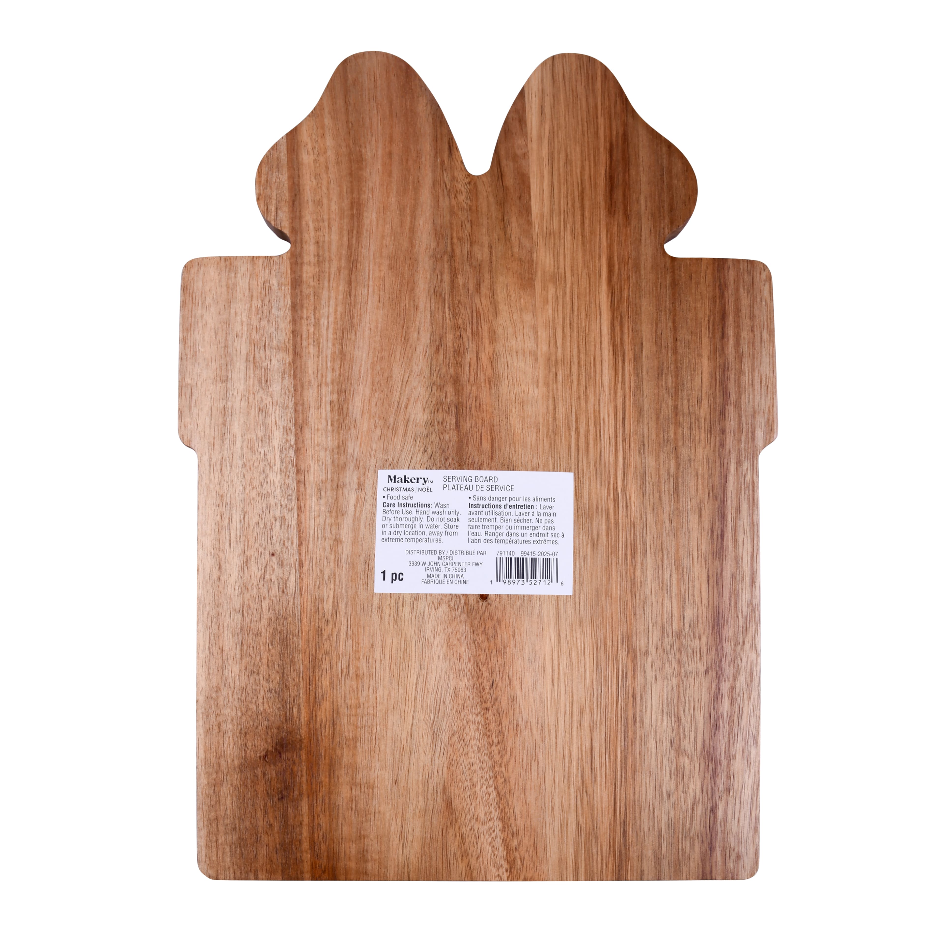 Christmas Gift Wood Serving Board by Makery&#x2122;