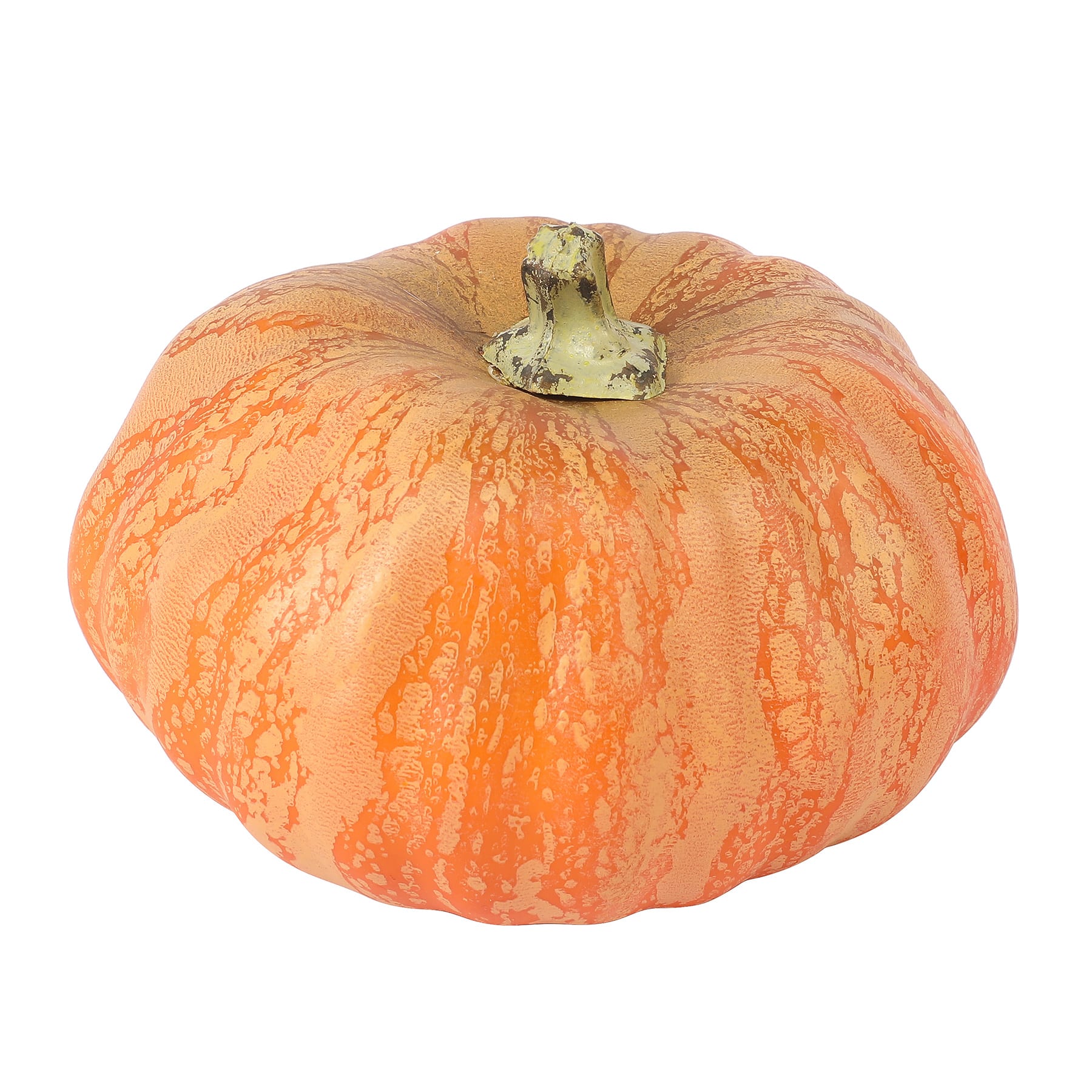 4.75&#x22; Orange &#x26; Green Decorative Pumpkin by Ashland&#xAE;