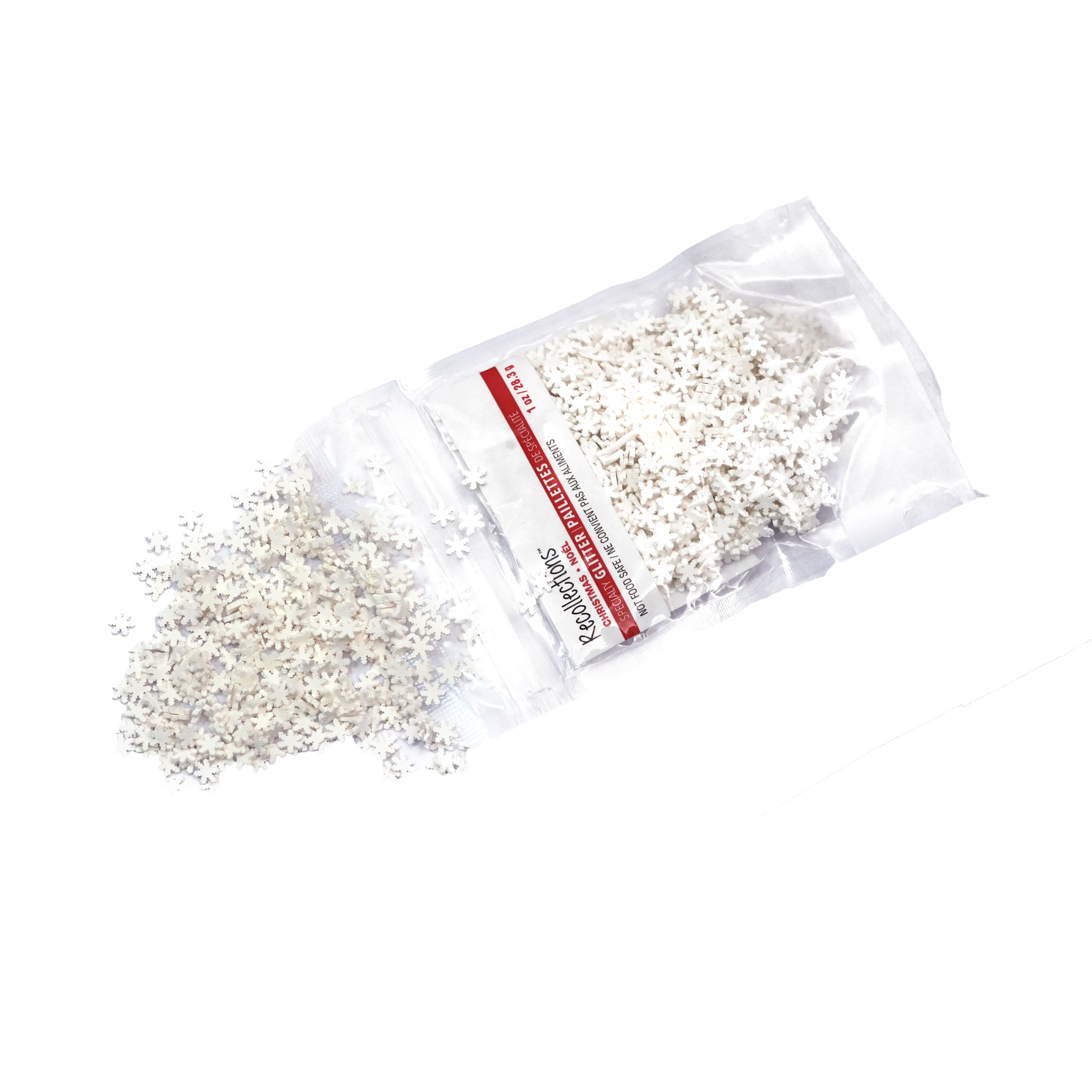 1oz. White Snowflake Specialty Glitter by Recollections&#x2122;