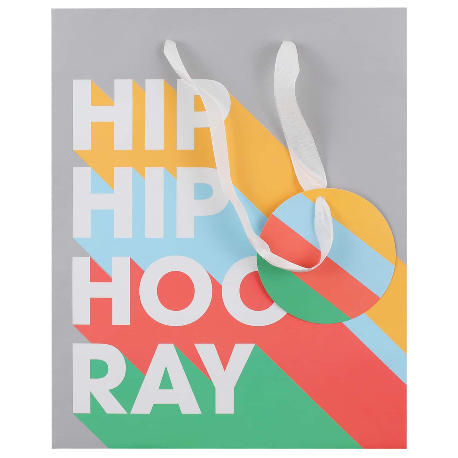 9.75&#x22; Hip-Hip Hooray Gift Bag by Celebrate It&#x2122;
