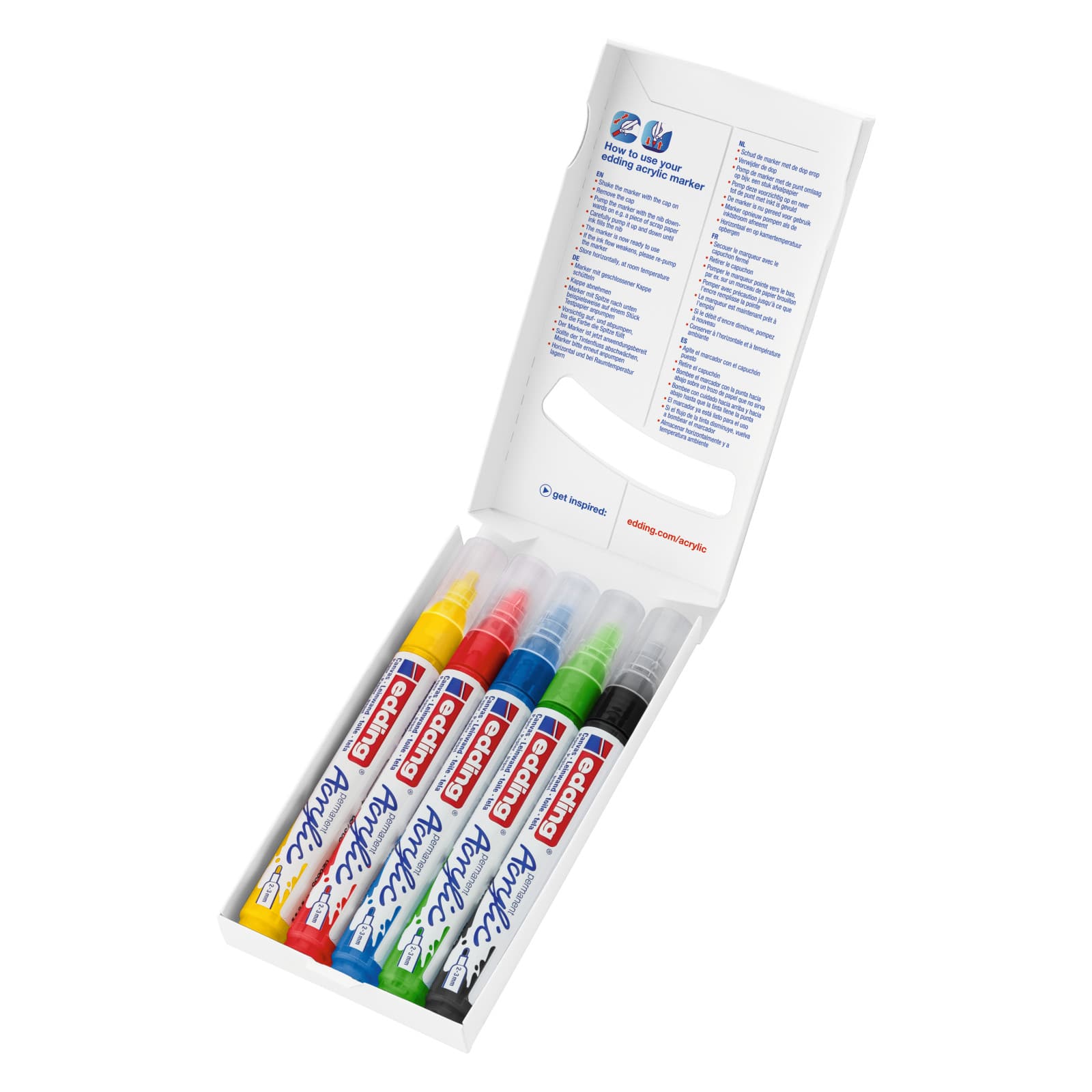 Edding 5100 Acrylic Marker Medium - Black