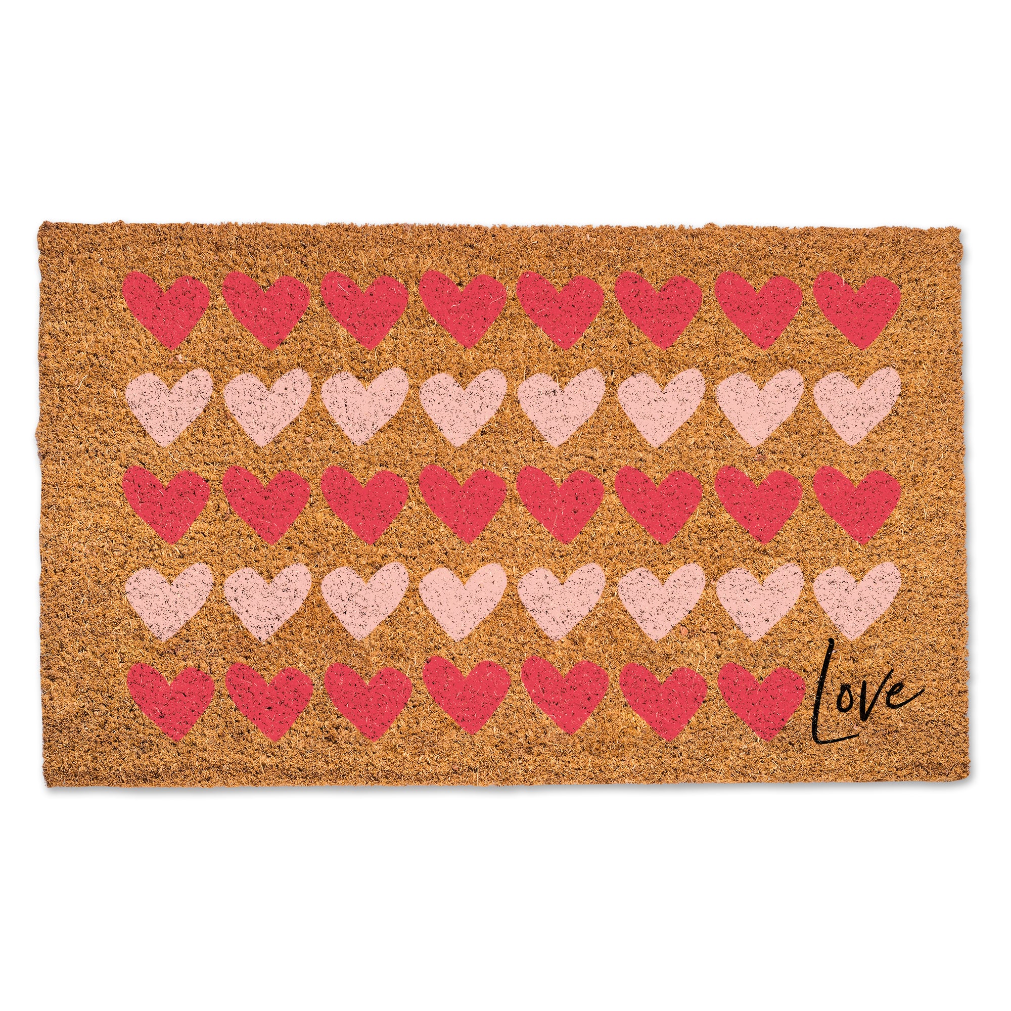 Love And Hearts 30" x 18" Door Mat