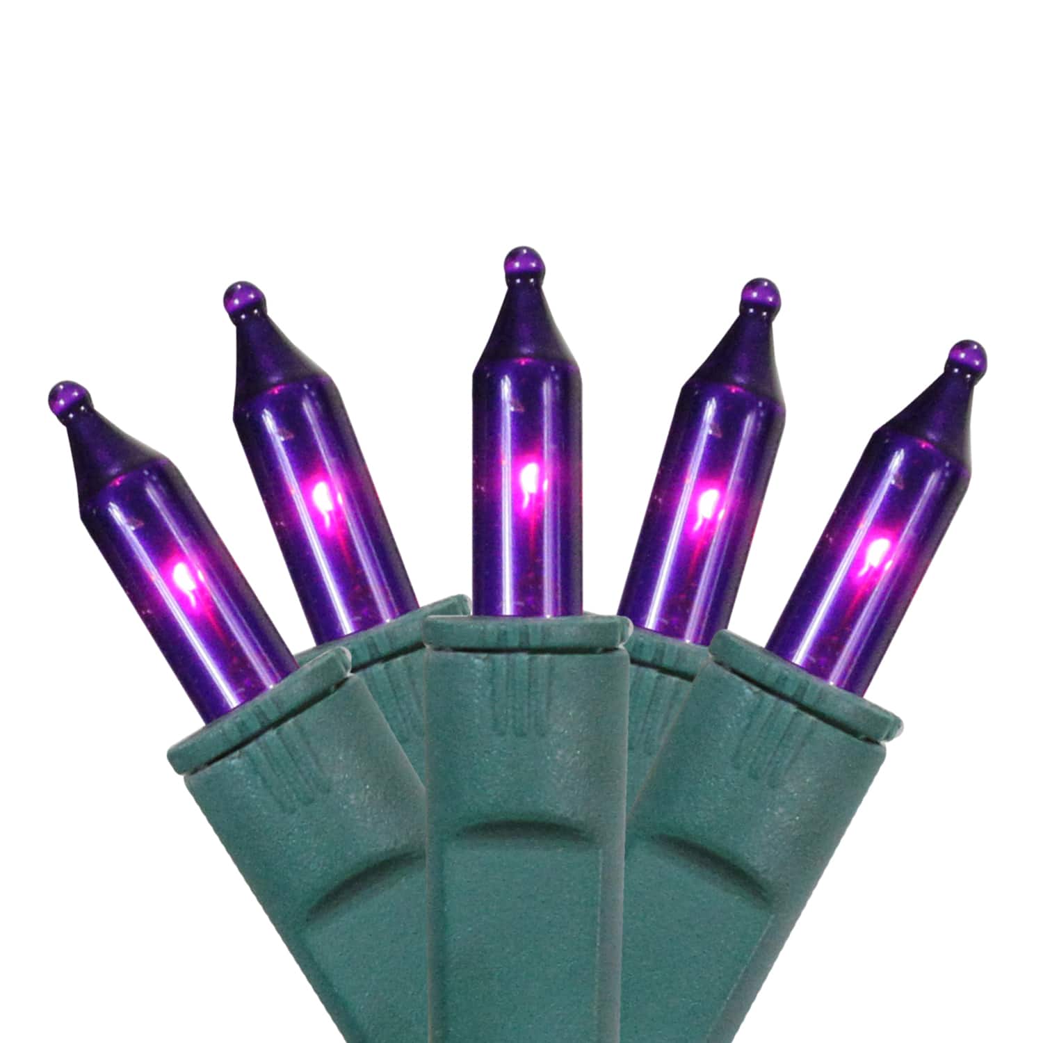 50ct. Purple Perm-O-Snap Mini String Lights