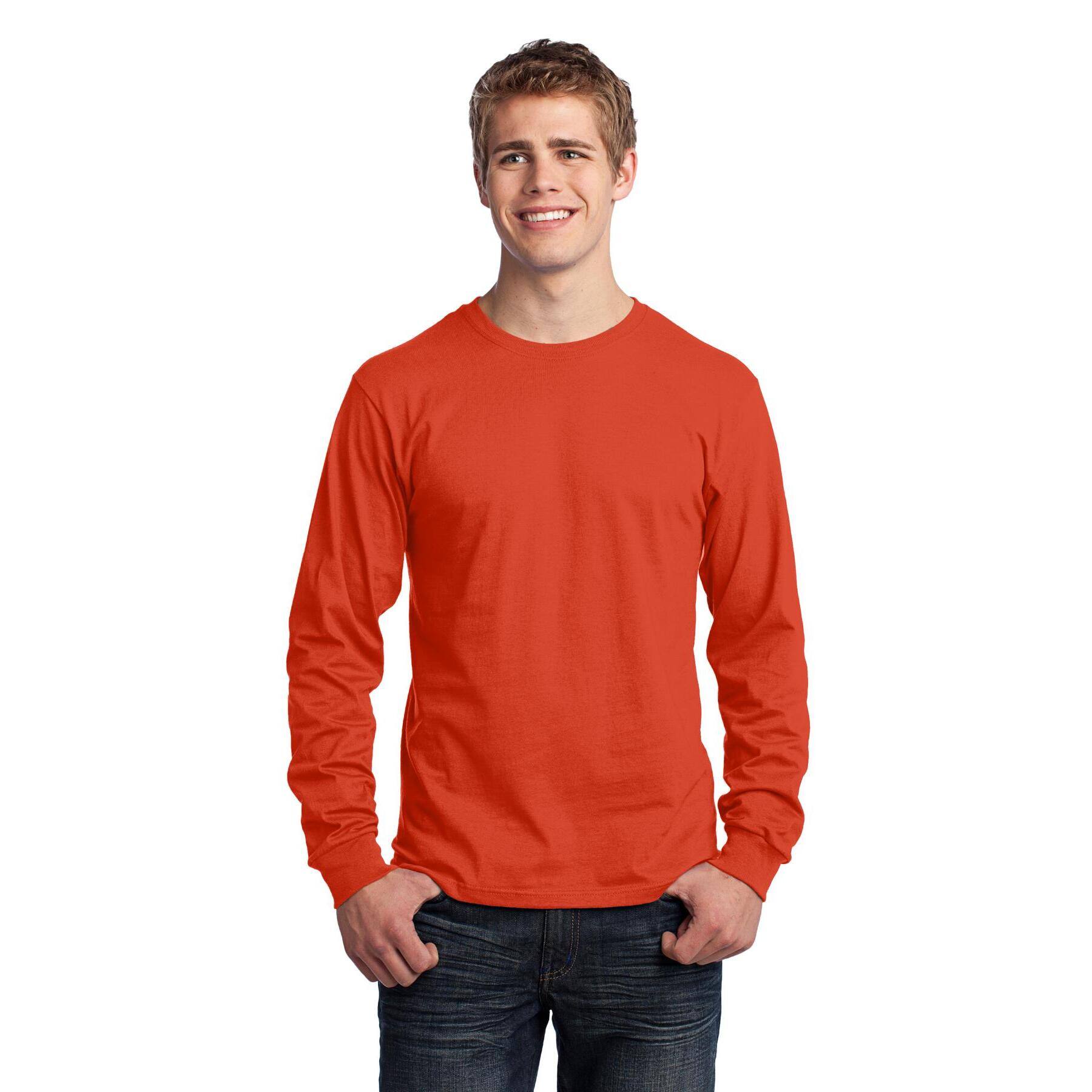 Port & Company® Long Sleeve Adult Core Cotton T-Shirt