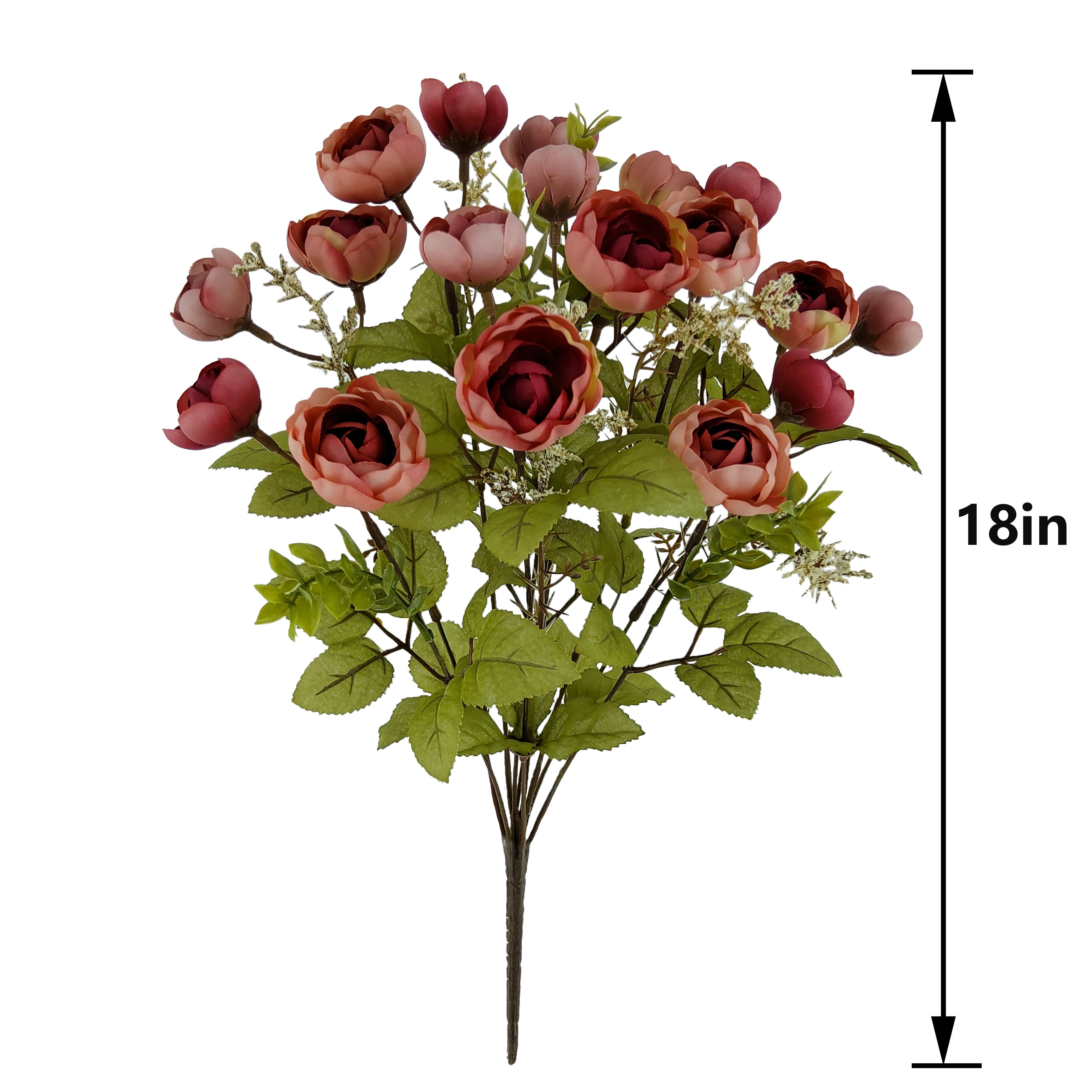 18&#x22; Ranunculus &#x26; Berry Deluxe Bush by Ashland&#xAE;