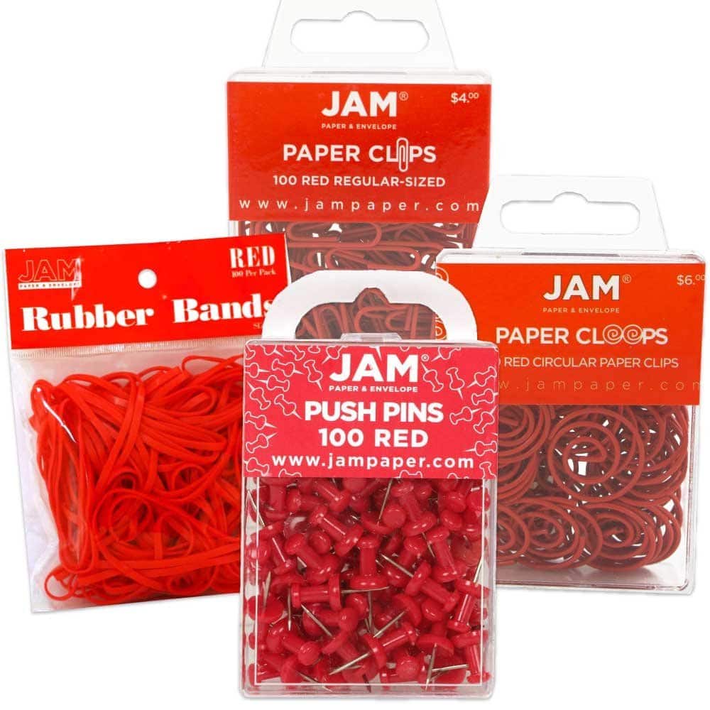 JAM Paper Desk Essentials Office Supply Kit