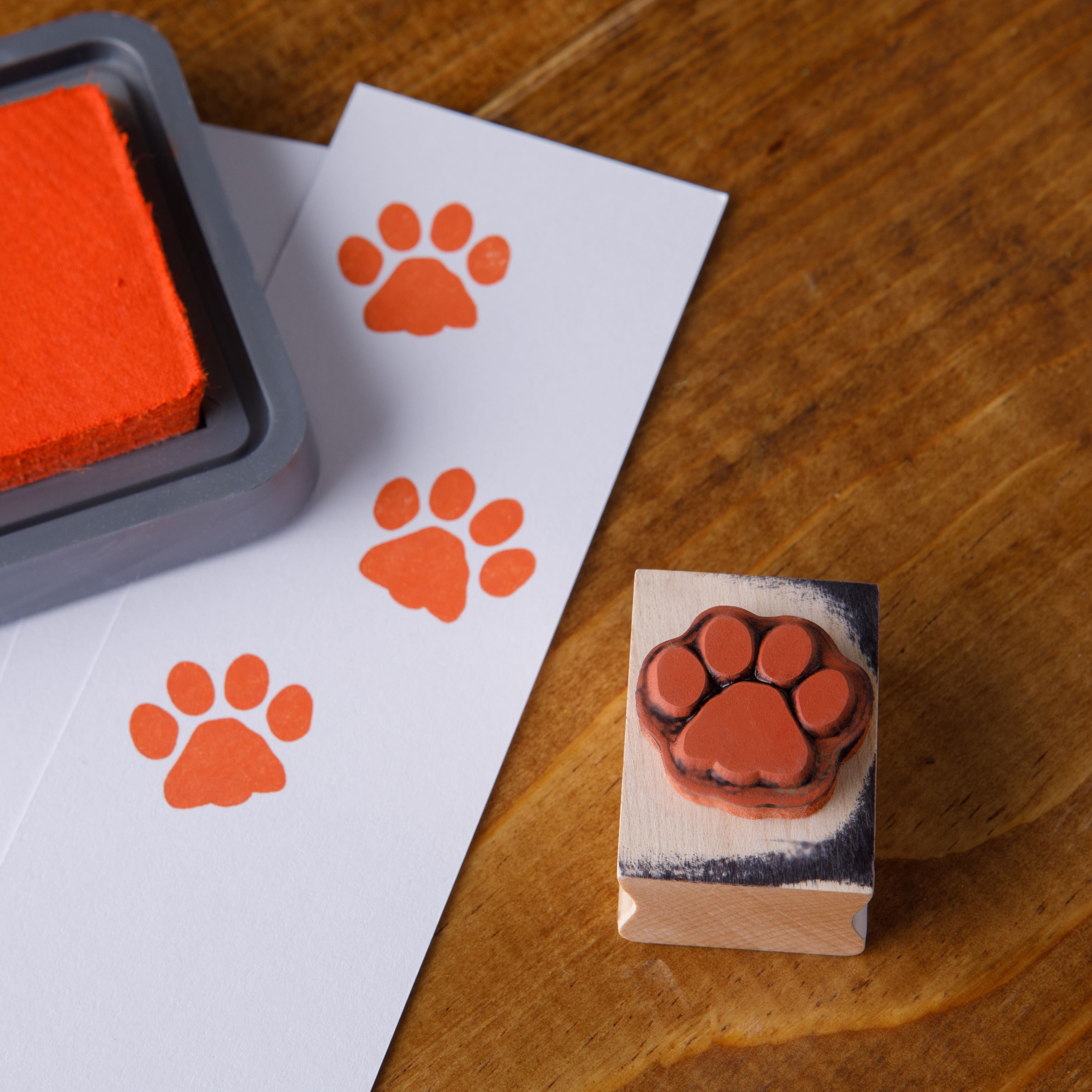 6 Pack: Small Paw Wood Stamp by Recollections&#x2122;