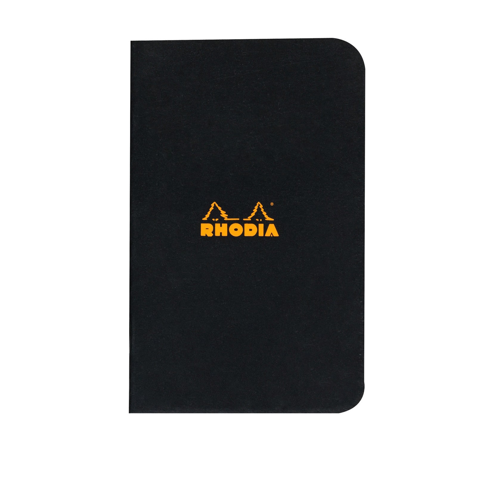 Rhodia&#xAE; Black Side Stapled Graph Notebook, 3&#x22; x 4.75&#x22;