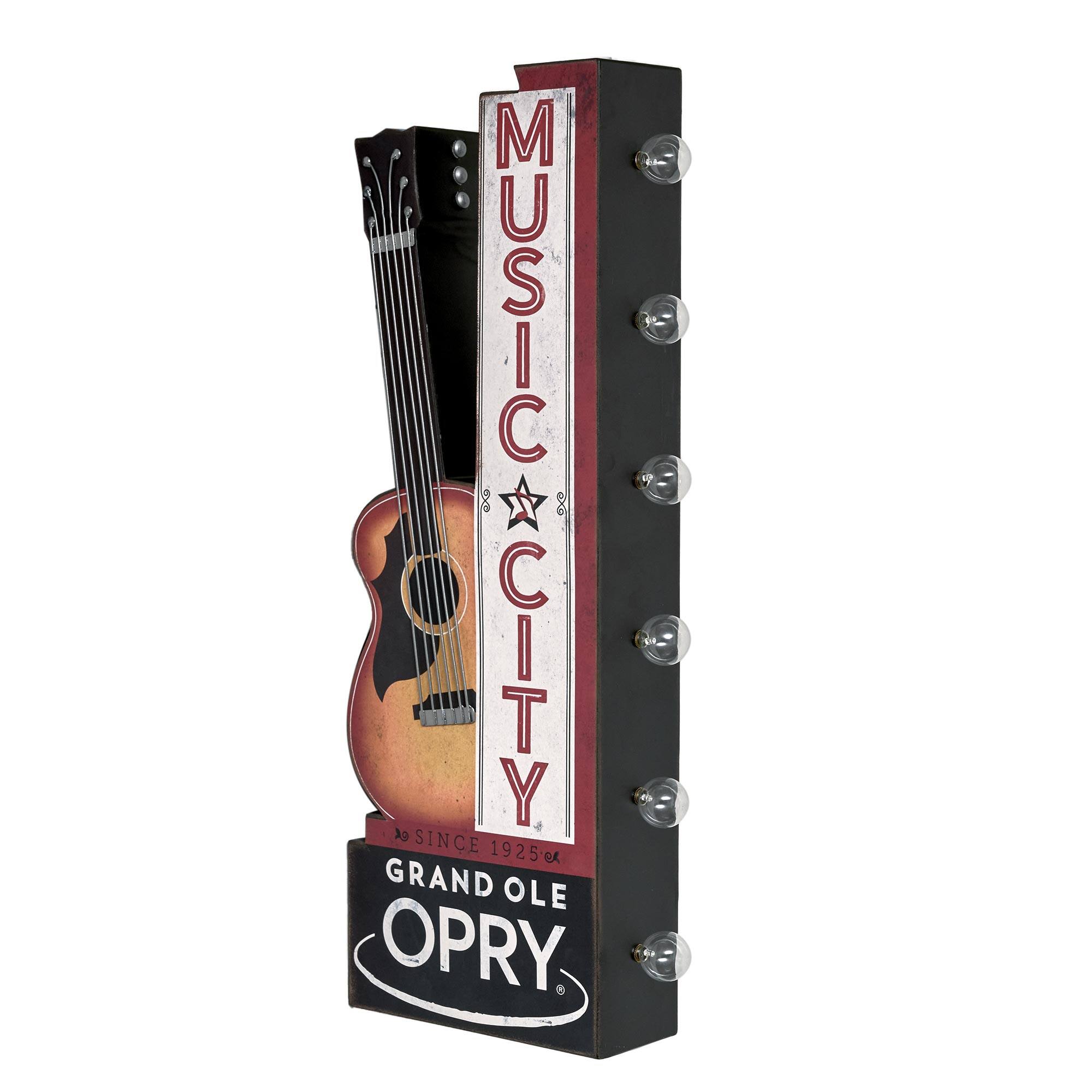 American Art Decor Grand Ole Opry LED Marquee Sign - 30.1" H x 12.4" L