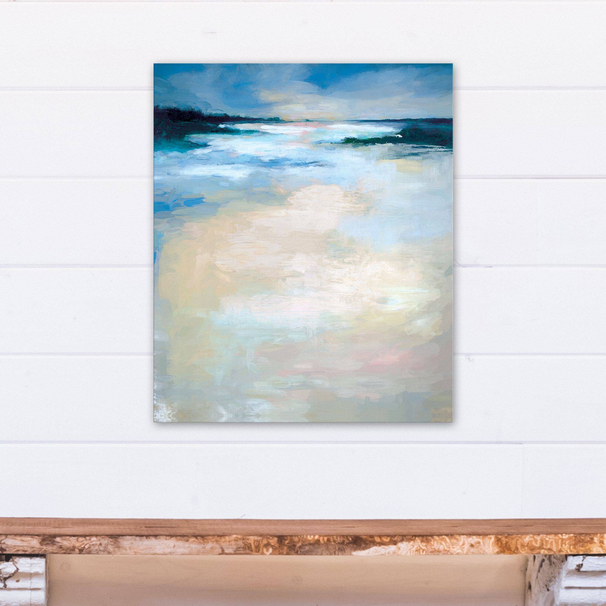 Colorful Water Abstract 20" x 24" Canvas Wall Art