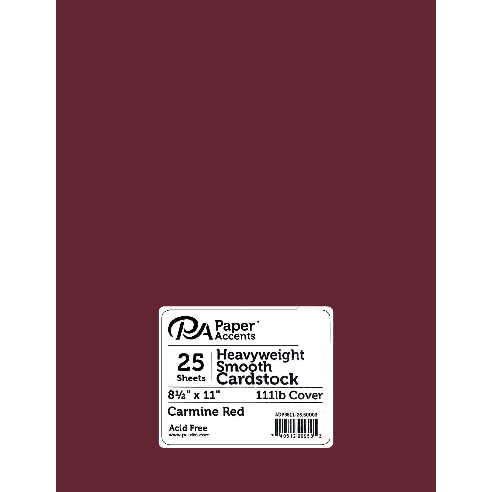 PA Paper Accents Heavyweight Smooth Cardstock 8.5 x 11 Ultra