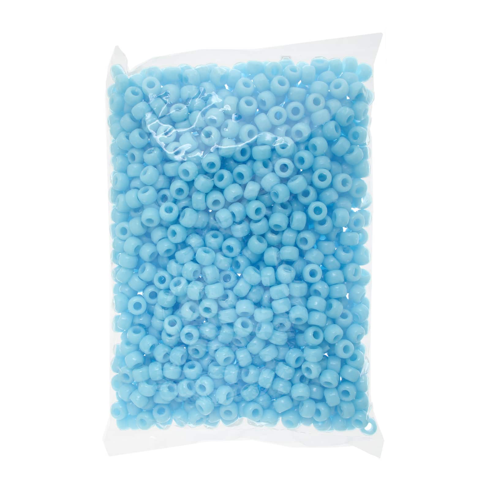 John Bead 9mm Opaque Plastic Pony Beads, 1,000ct.