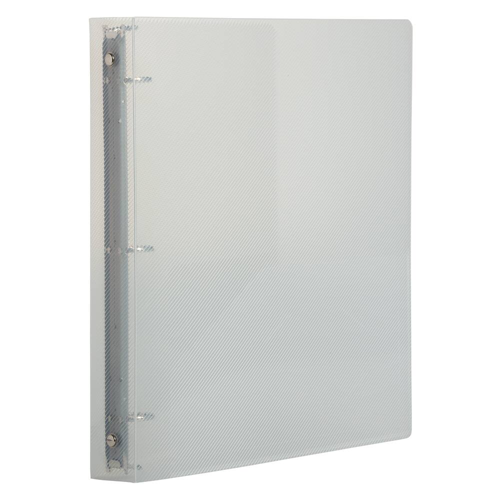 JAM Paper Glass Twill Plastic 3-Ring Binder