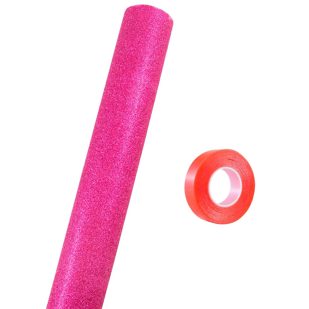 JAM Paper Glitter Gift Wrap with Double Sided Super Tape Set Michaels