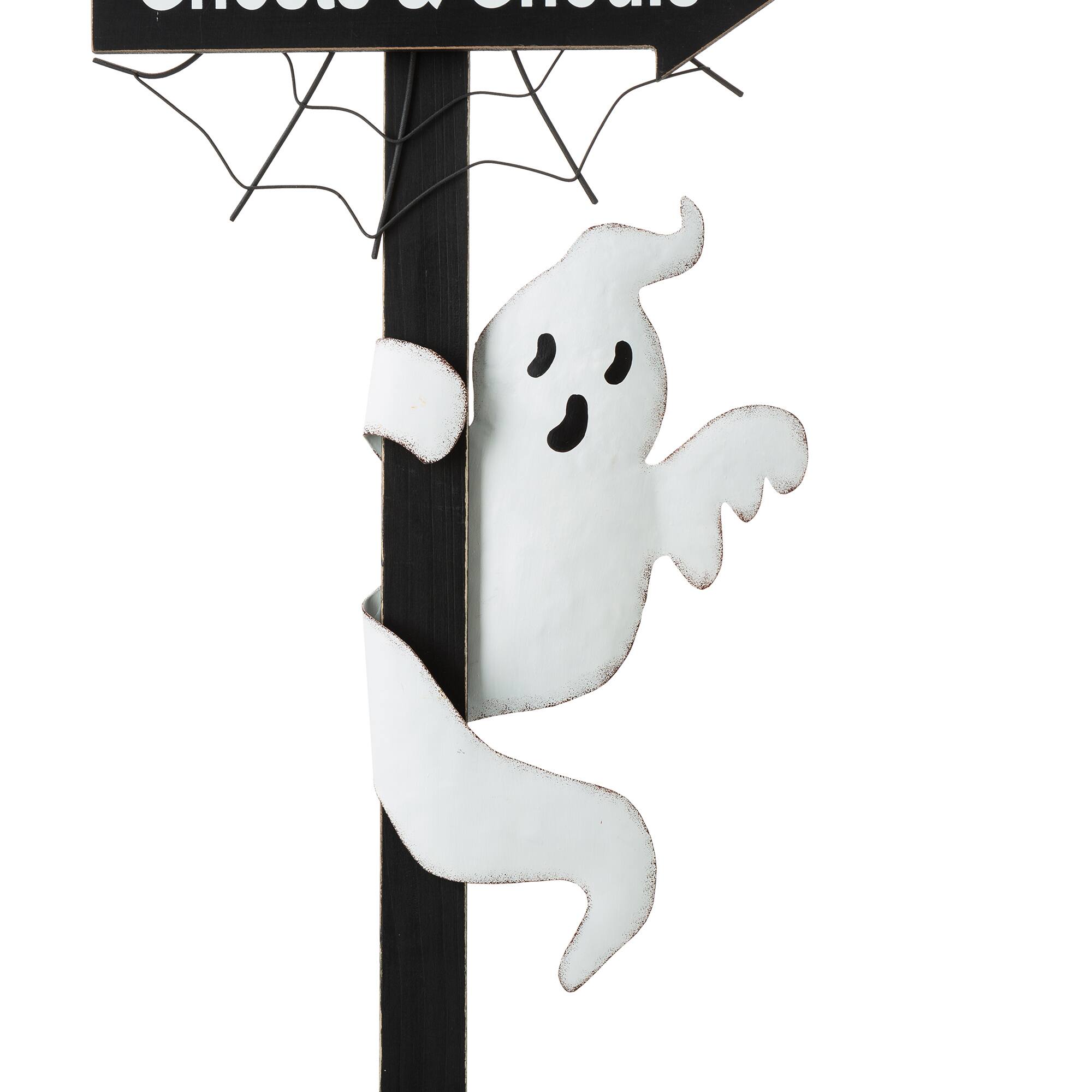 Glitzhome&#xAE; 42&#x22; Lighted Halloween Haunted House Yard Stake