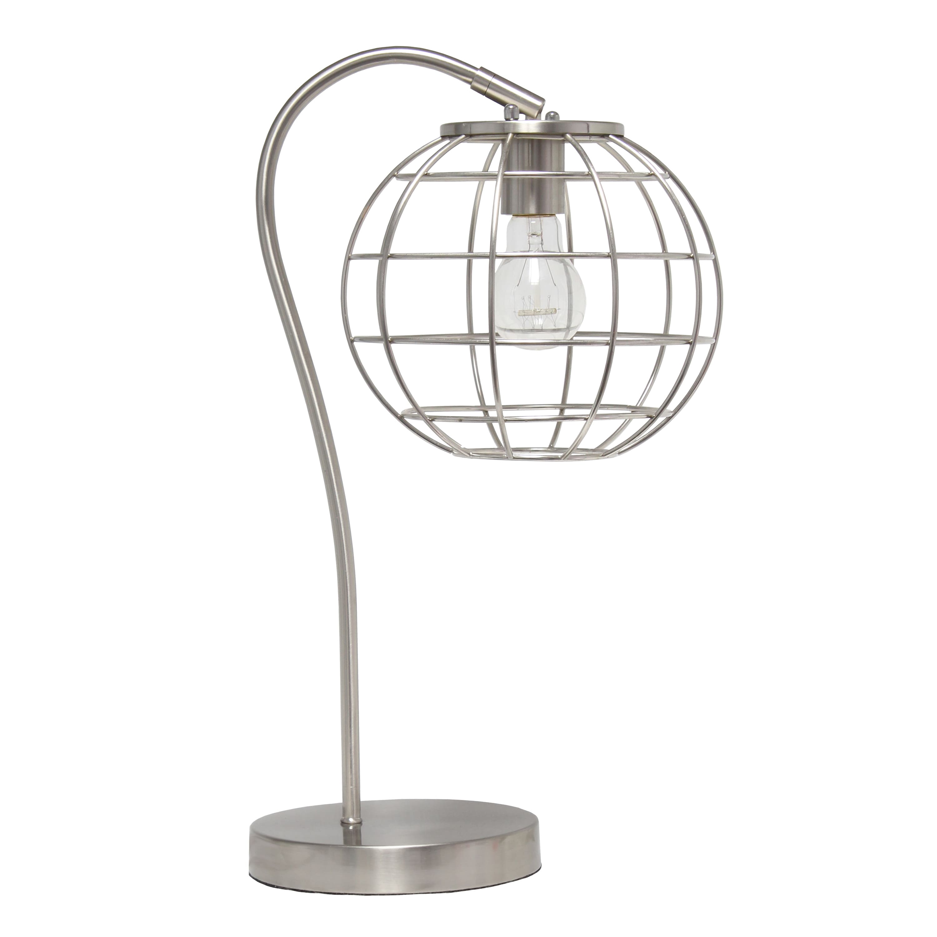 Lalia Home 20&#x22; Arched Metal Cage Table Lamp