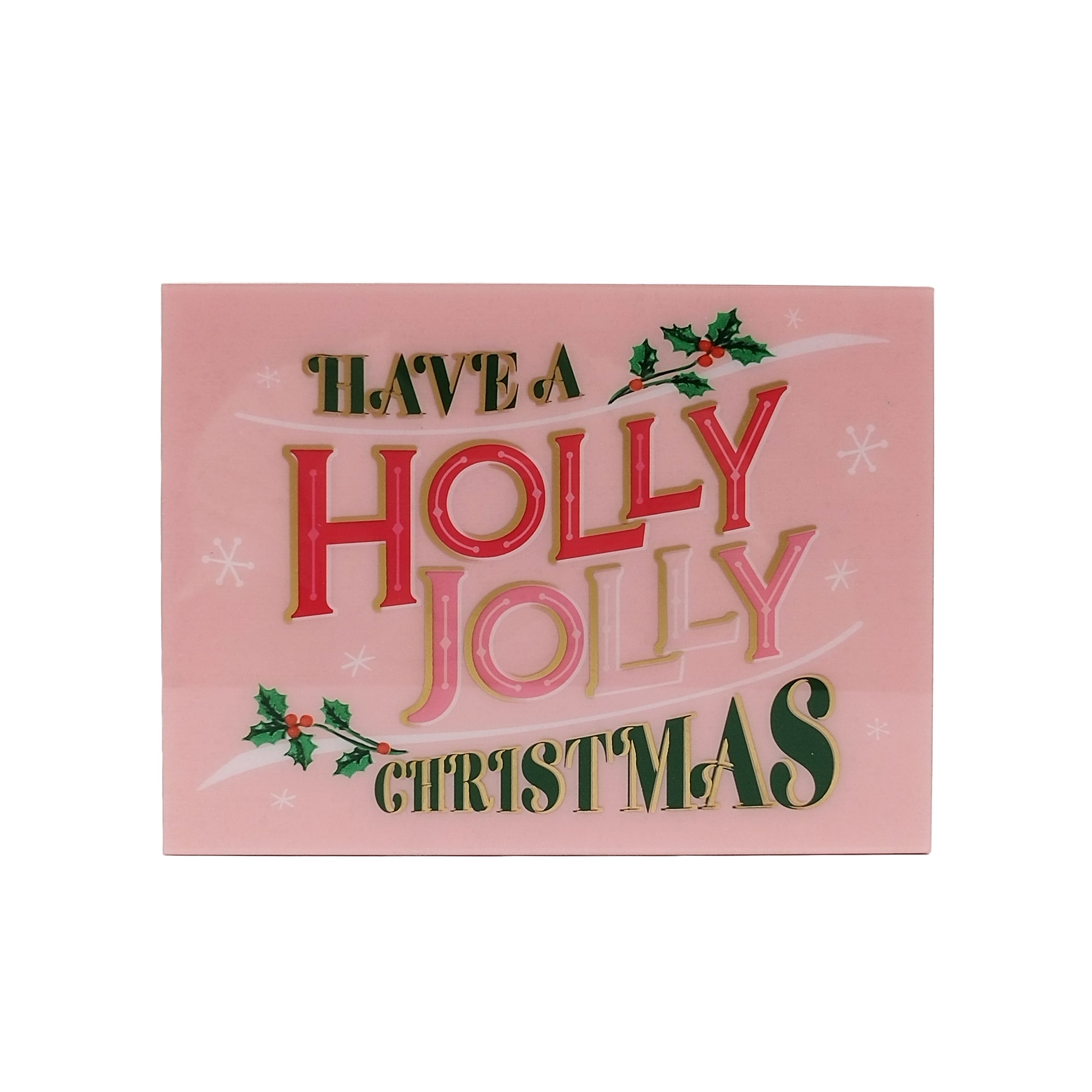 8&#x22; Holly Jolly Christmas Tabletop D&#xE9;cor by Ashland&#xAE;
