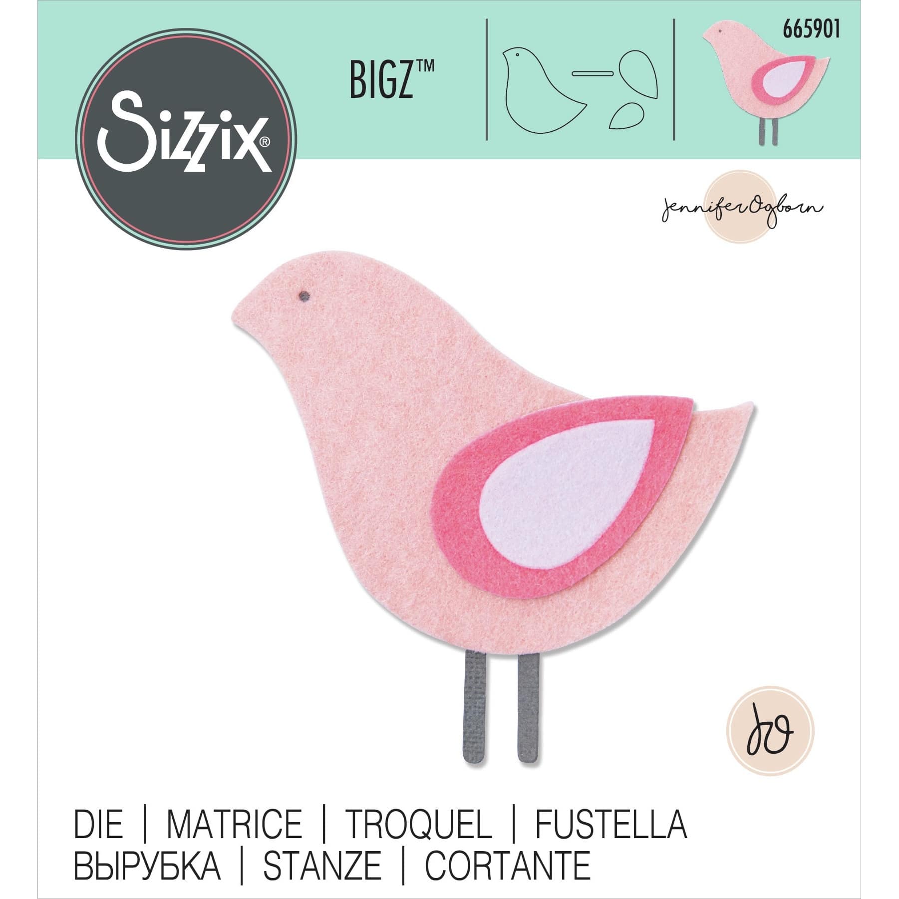 Sizzix® Bigz™ Scandinavian Bird Die by Jennifer Ogborn | Michaels