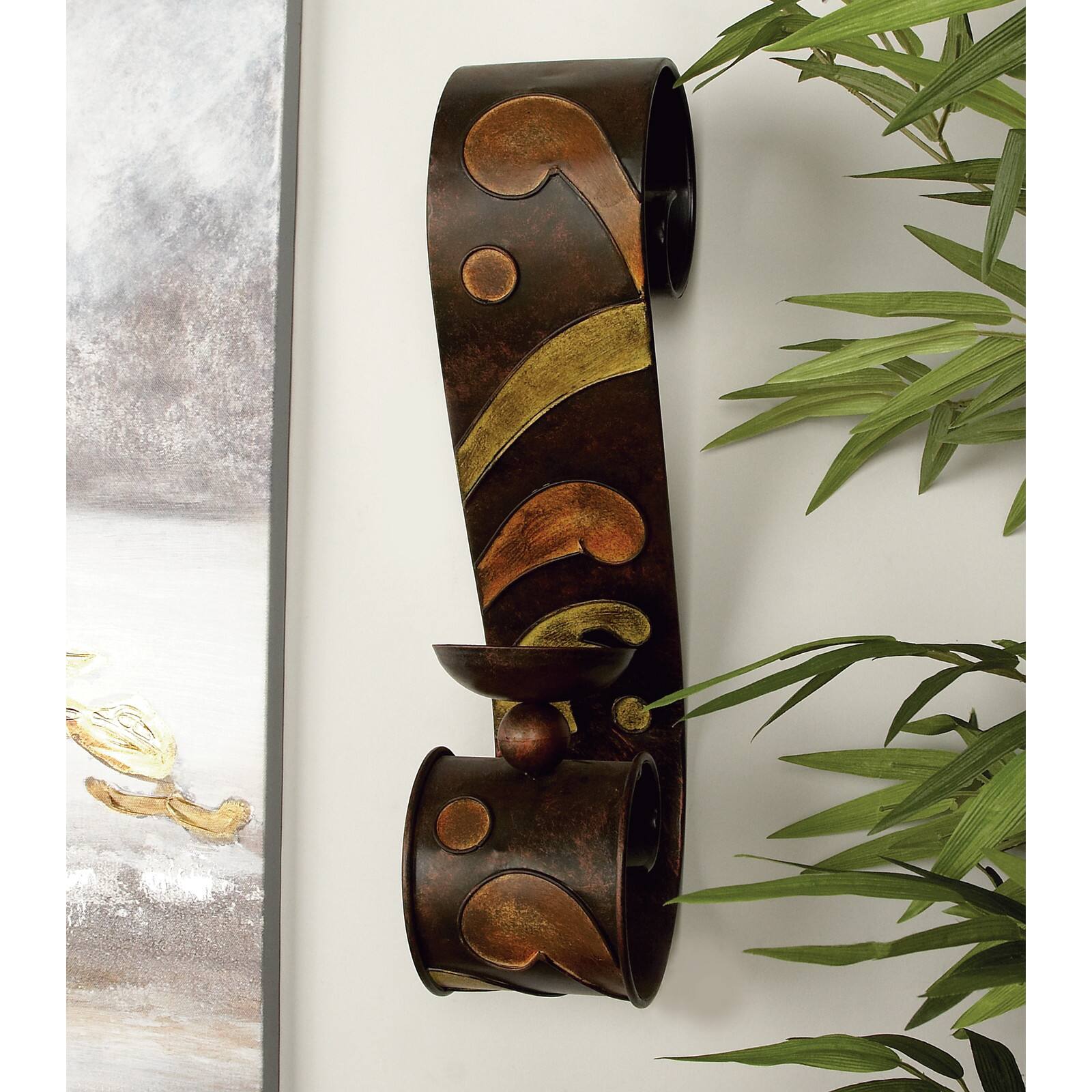 19&#x22; Metal Traditional Wall Sconce Set, 2ct.