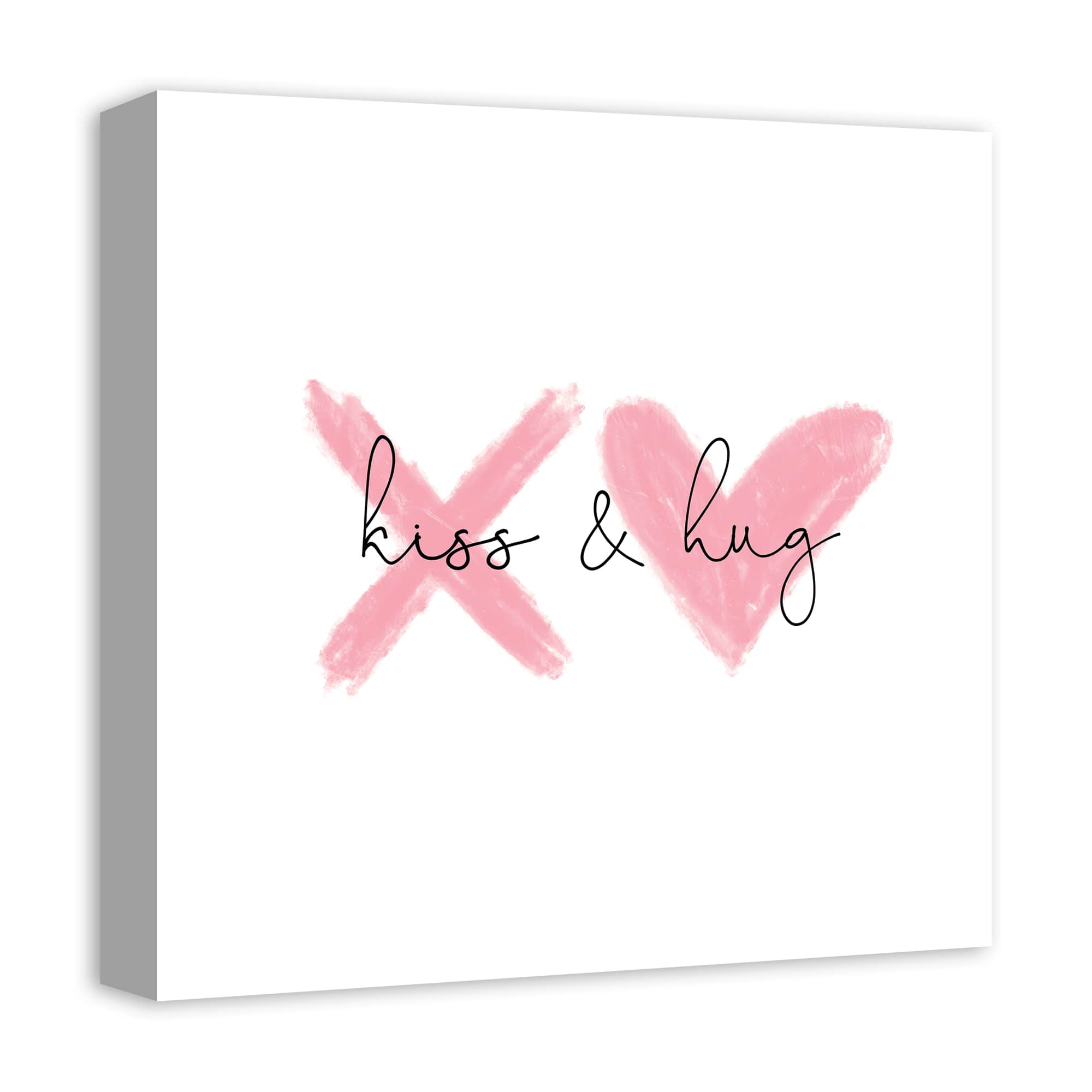 Kiss &#x26; Hug Canvas Art