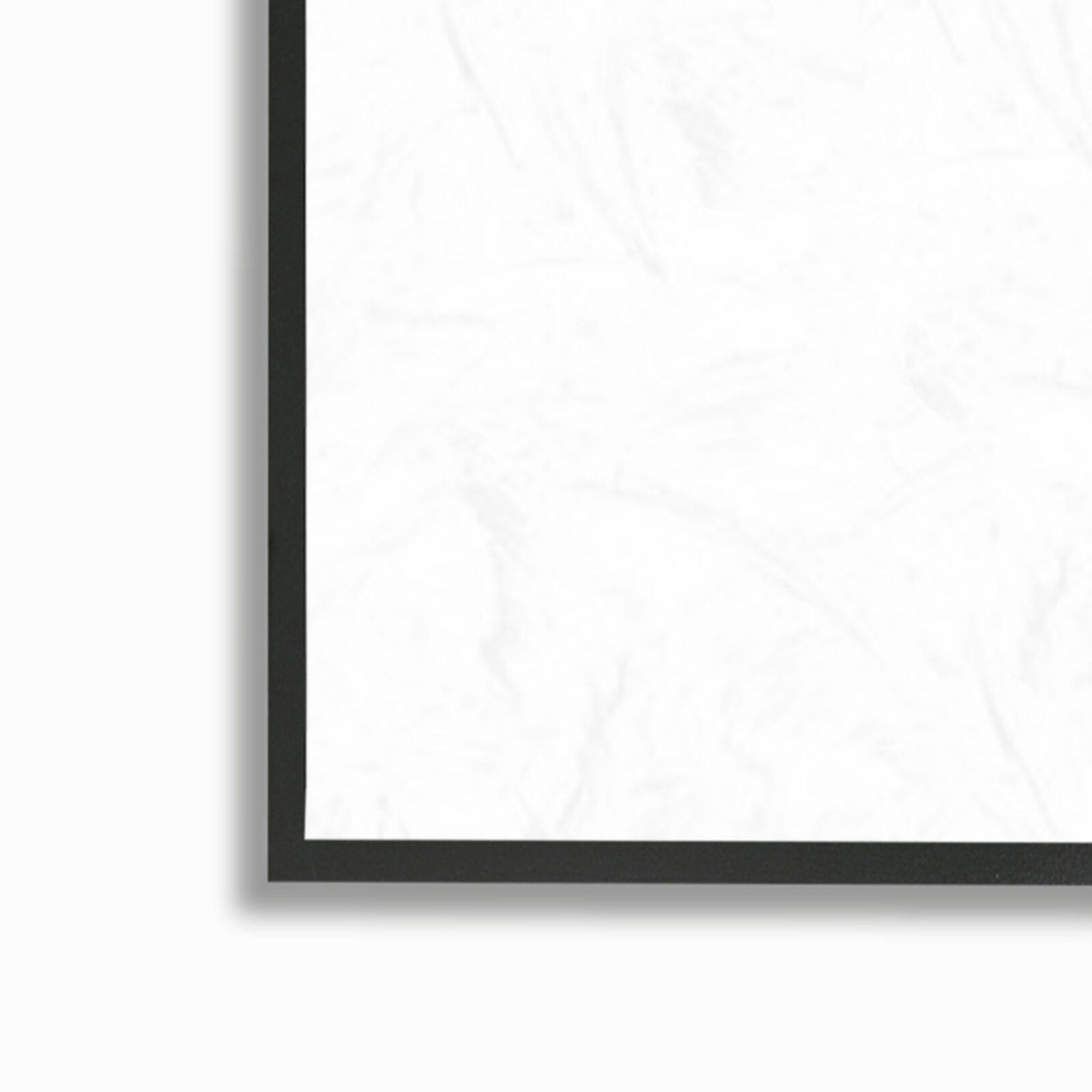 Stupell Industries Lavender Field House Landscape with Black Frame Wall Accent
