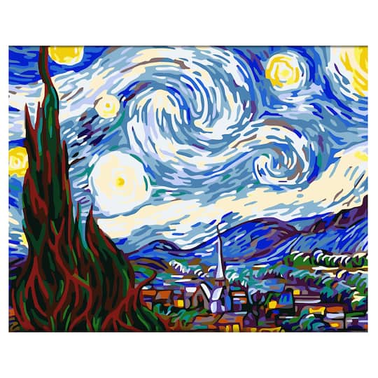Van Gogh Starry Night PaintbyNumber Kit by Artist's Loft
